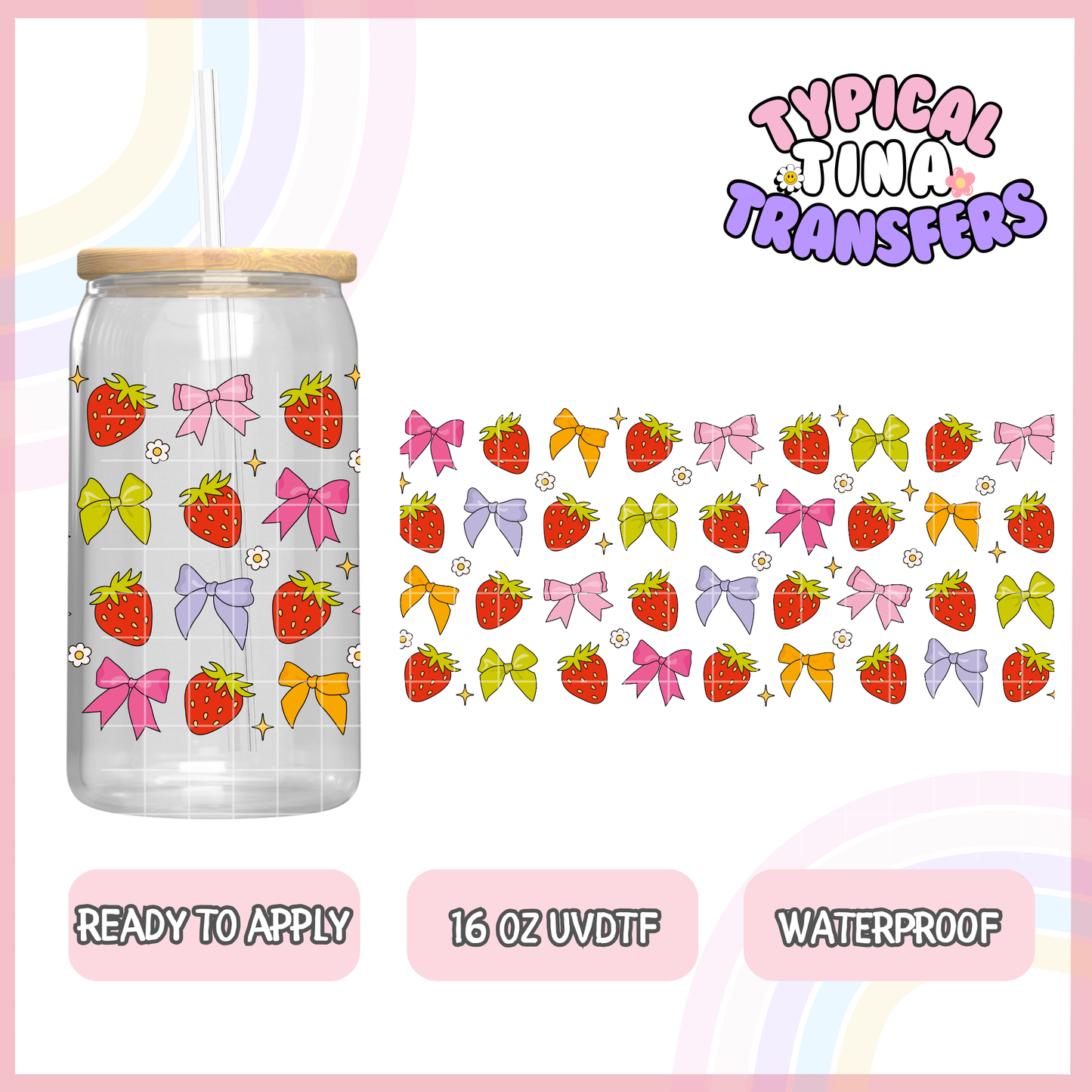 UVDTF #8111 | 16oz UVDTF Wrap | POD