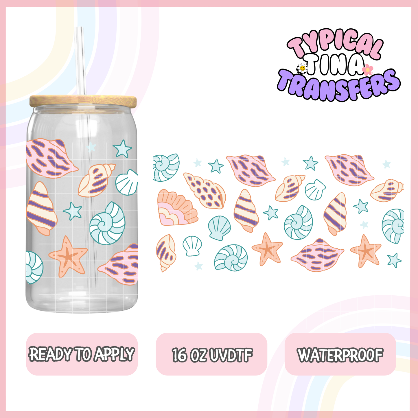UVDTF #8114 | 16oz UVDTF Wrap | POD