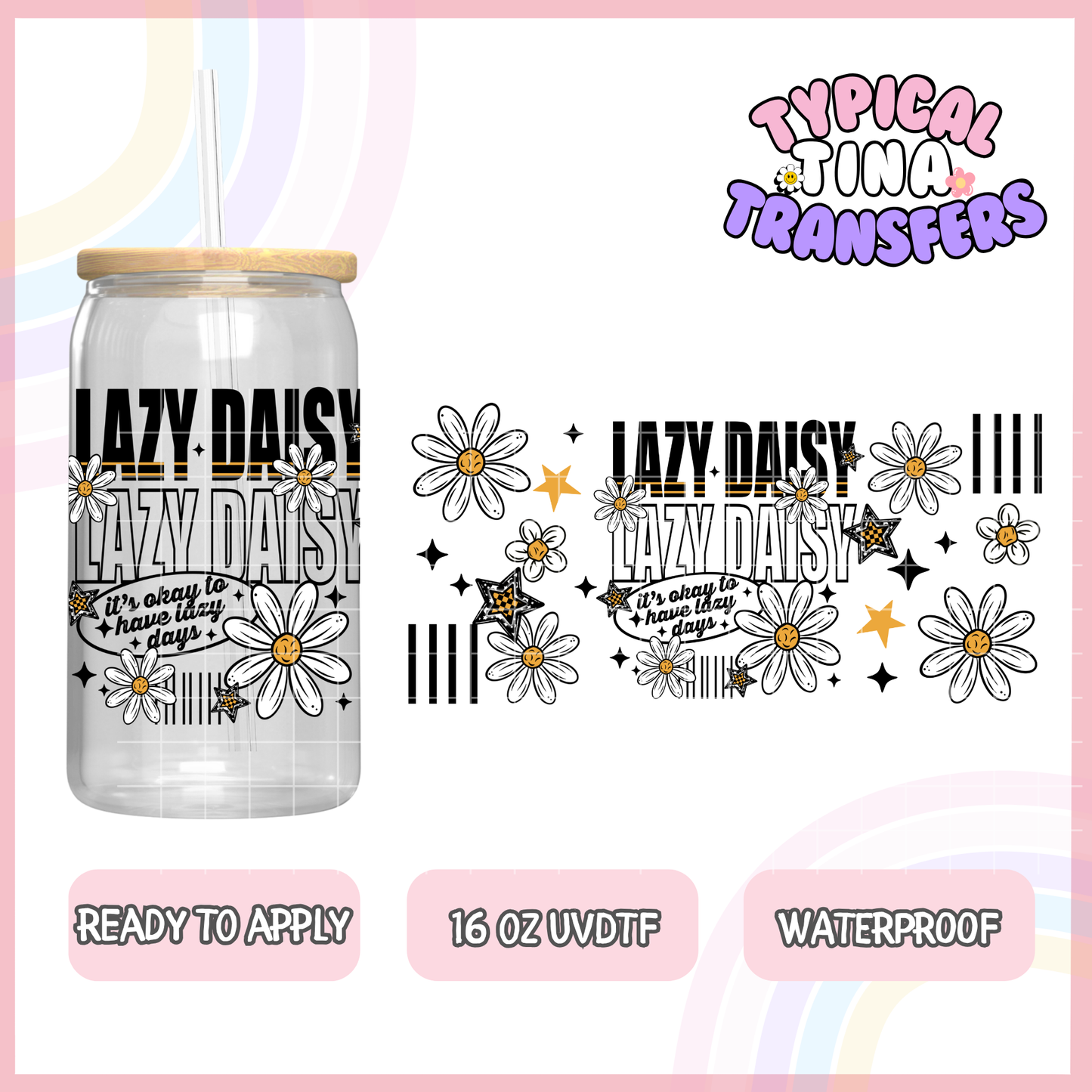 UVDTF #8130 | 16oz UVDTF Wrap | POD