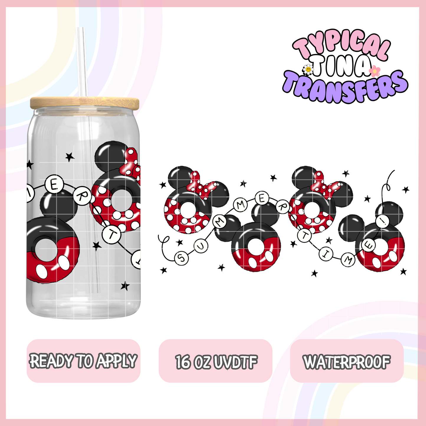 UVDTF #8134 | 16oz UVDTF Wrap | POD