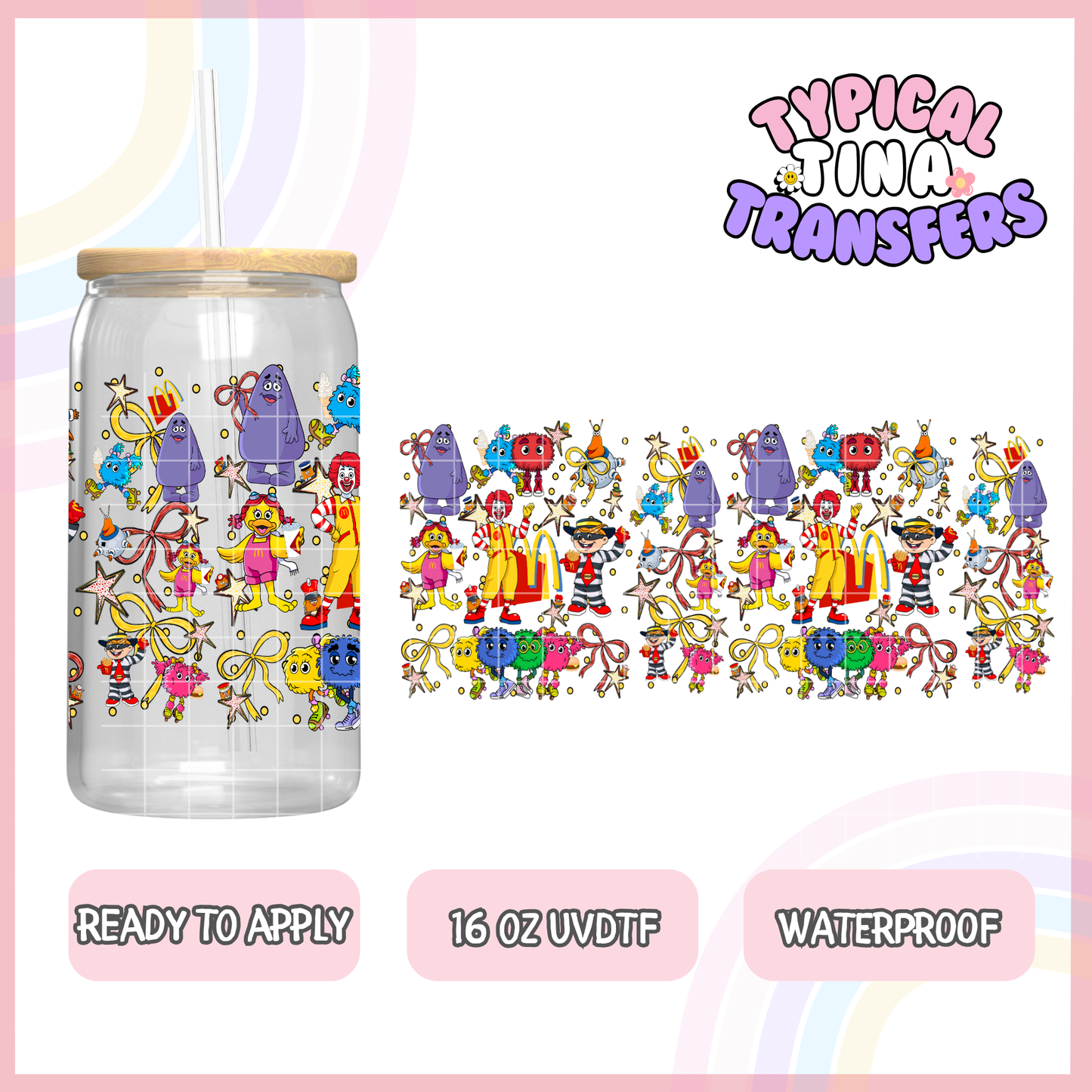 UVDTF #8151 | 16oz UVDTF Wrap | POD