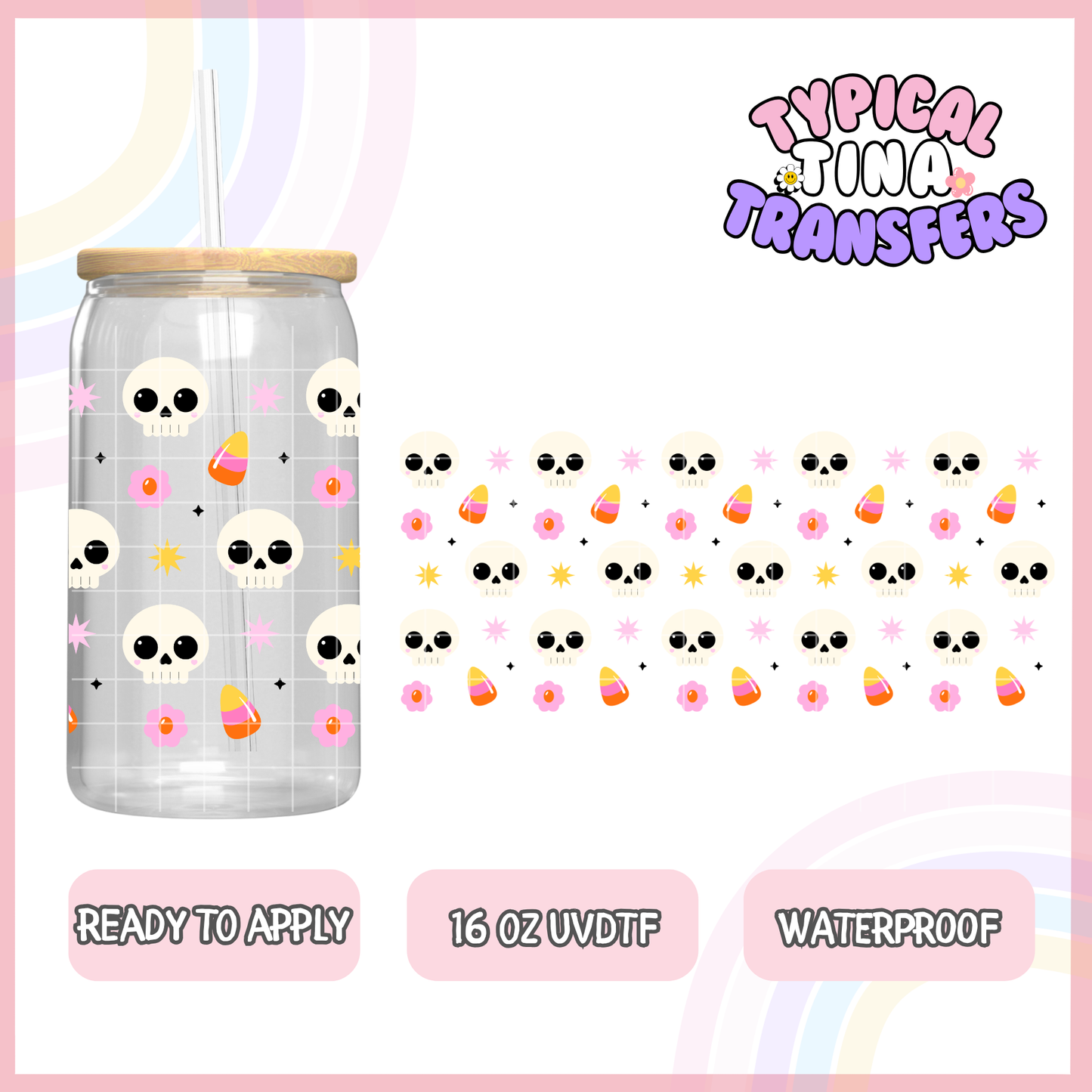 UVDTF #8160 | 16oz UVDTF Wrap | POD