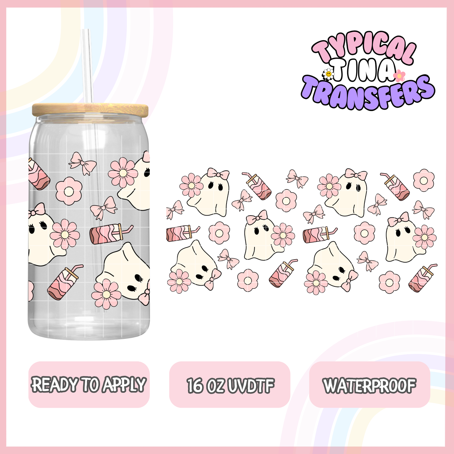 UVDTF #8187 | 16oz UVDTF Wrap | POD