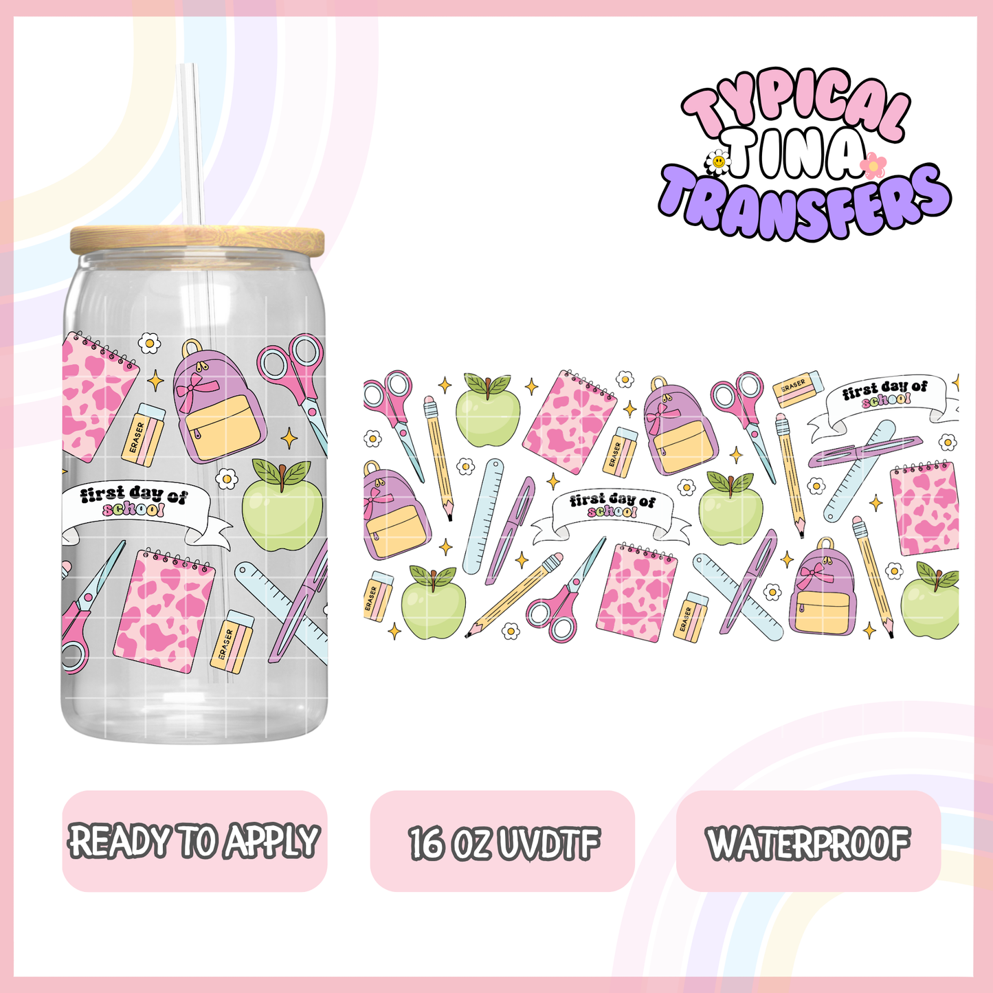 UVDTF #8190 | 16oz UVDTF Wrap | POD