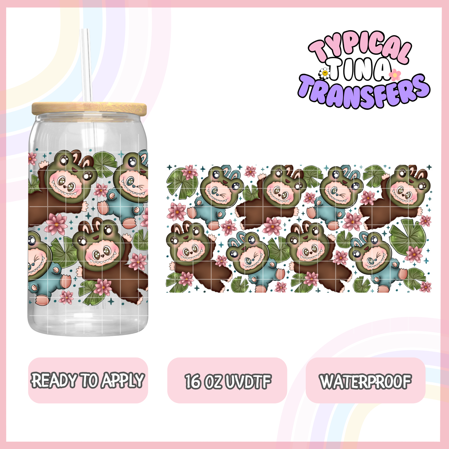 UVDTF #8204 | 16oz UVDTF Wrap | POD