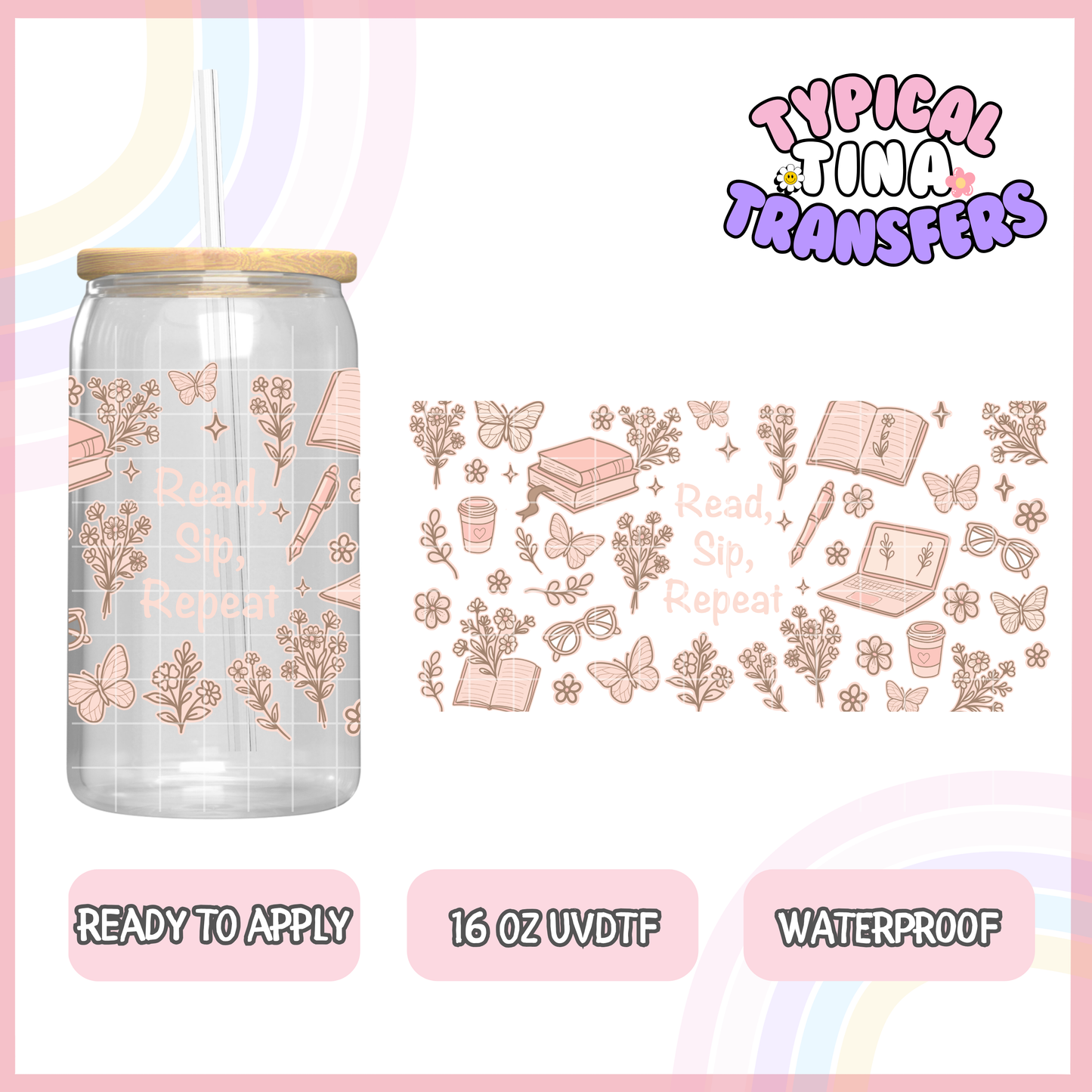 UVDTF #8209 | 16oz UVDTF Wrap | POD