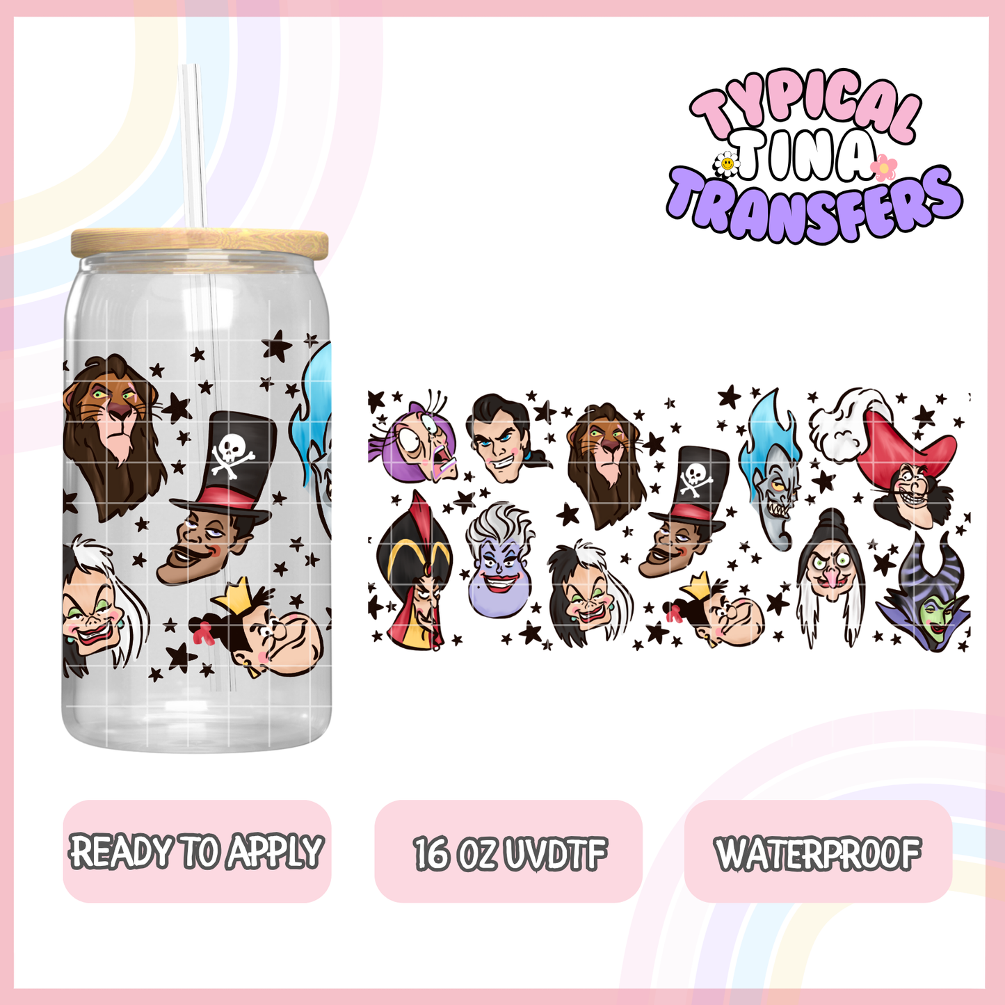 UVDTF #8267 | 16oz UVDTF Wrap | RTS