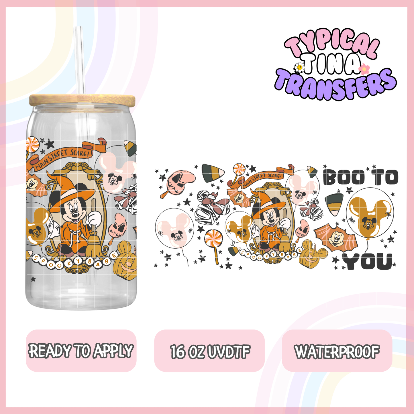 UVDTF #8268 | 16oz UVDTF Wrap | POD