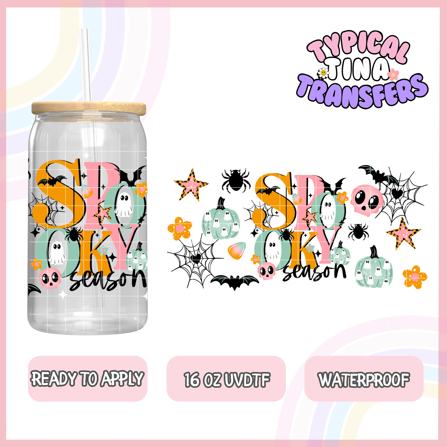 UVDTF #8299 | 16oz UVDTF Wrap | POD
