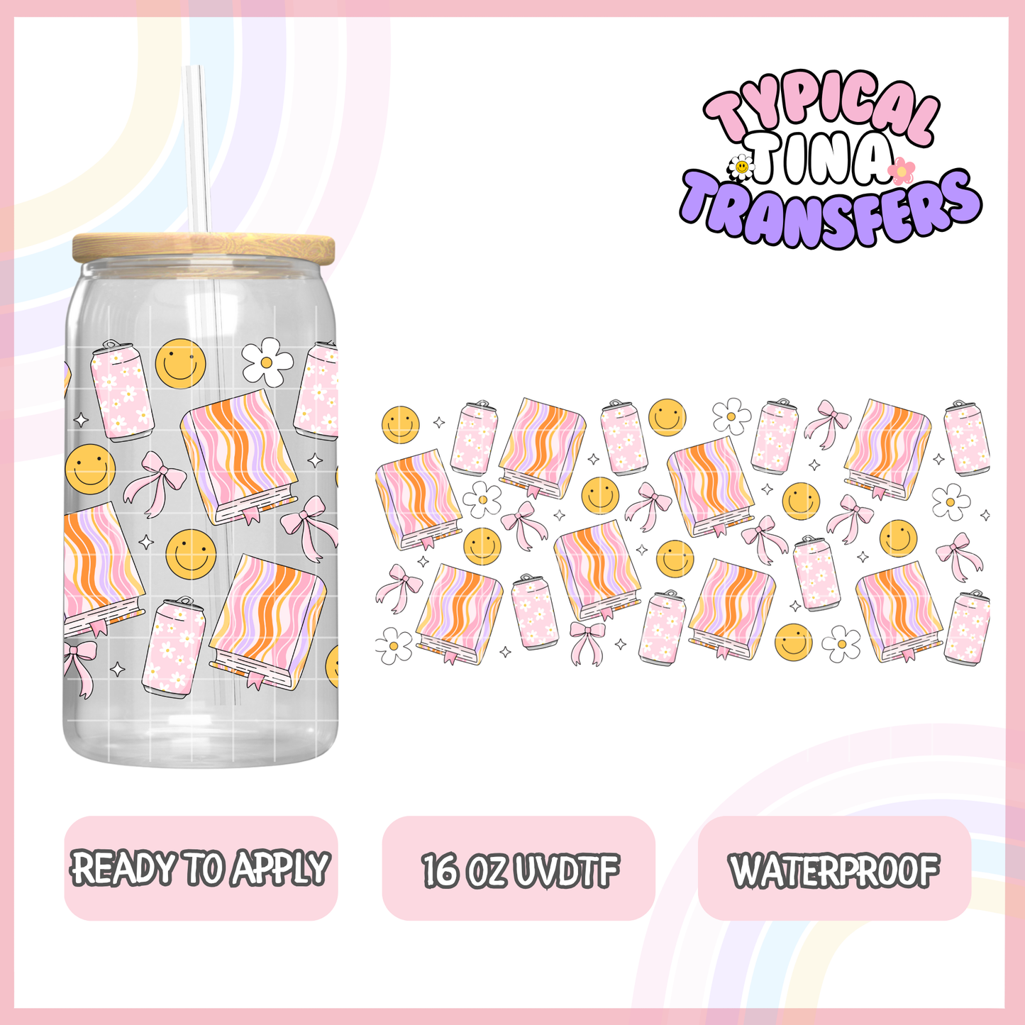 UVDTF #8301 | 16oz UVDTF Wrap | POD