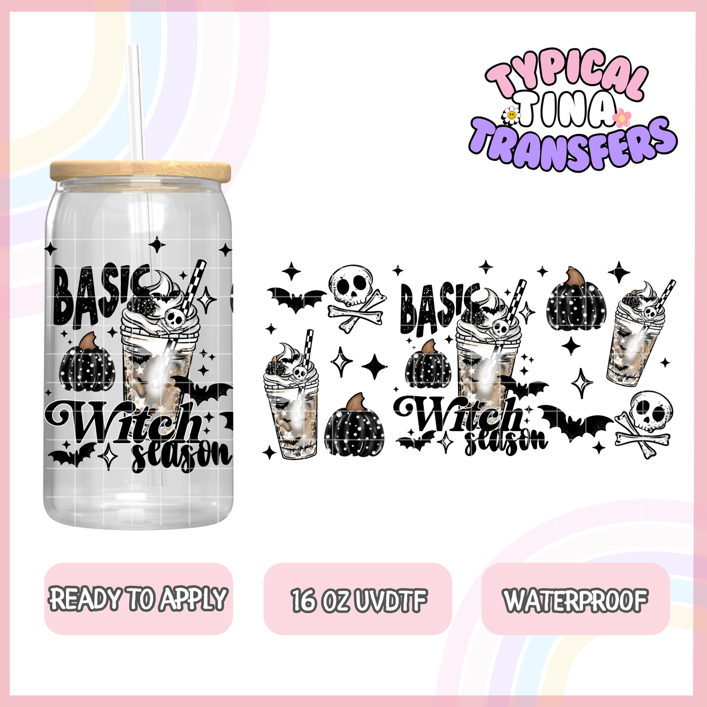 UVDTF #8307 | 16oz UVDTF Wrap | POD