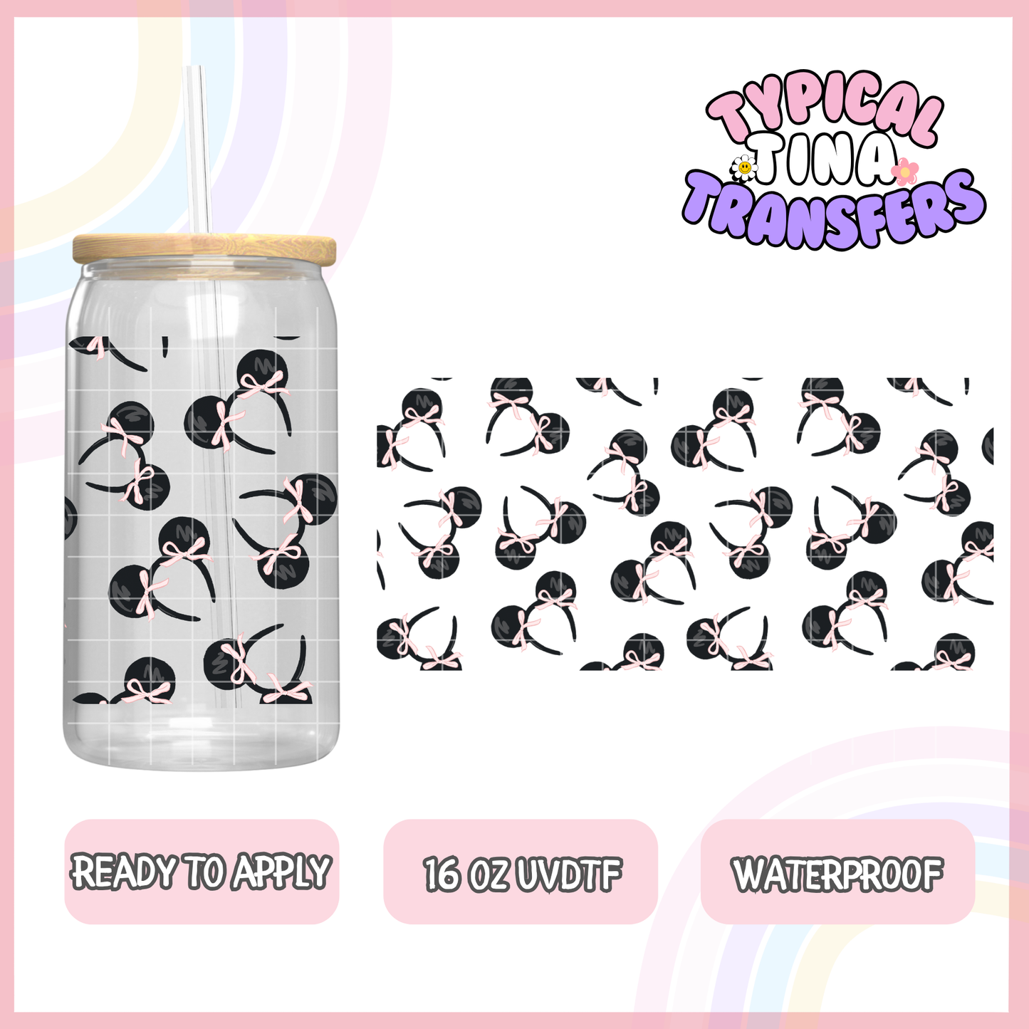 UVDTF #8345 | 16oz UVDTF Wrap | POD
