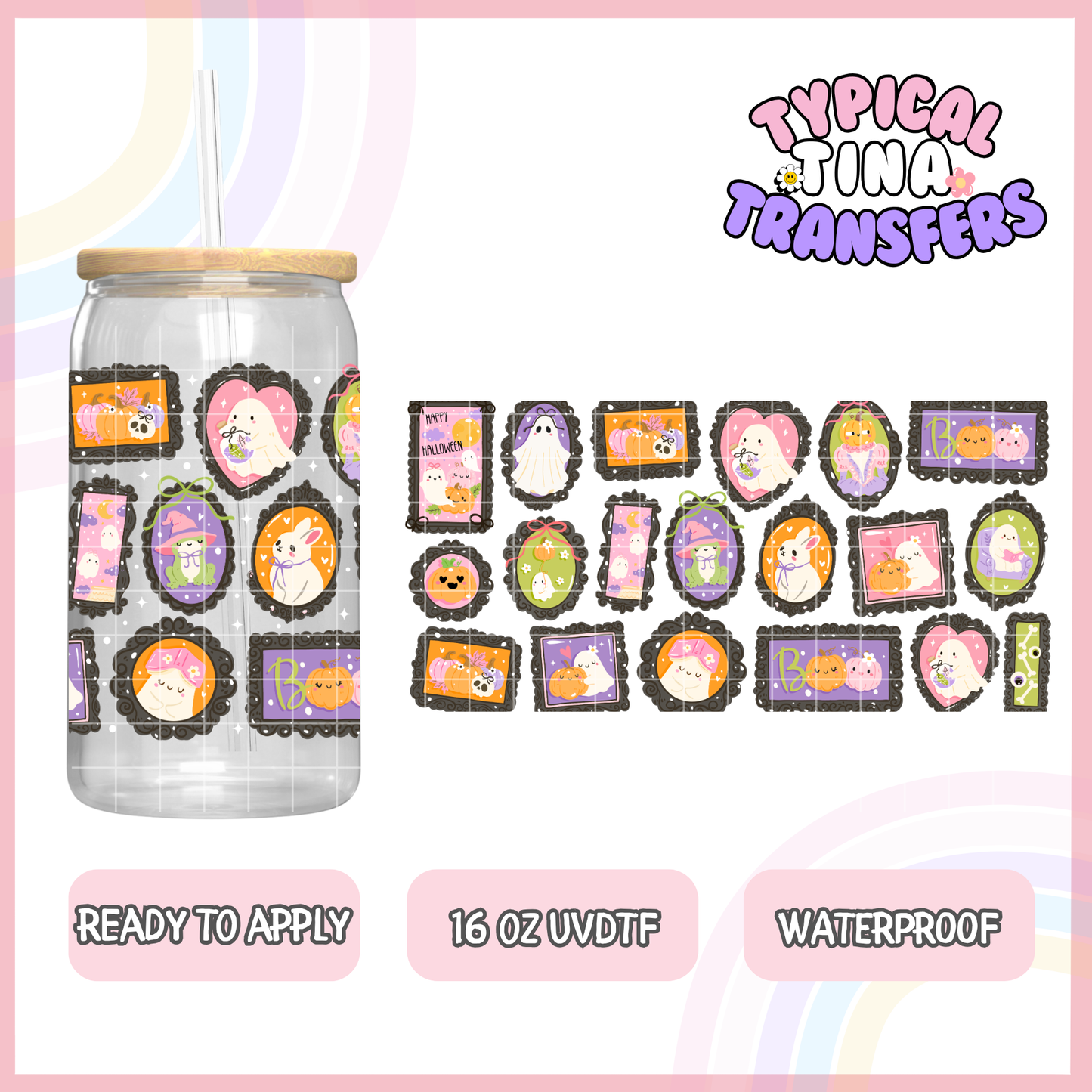 UVDTF #8355 | 16oz UVDTF Wrap | POD