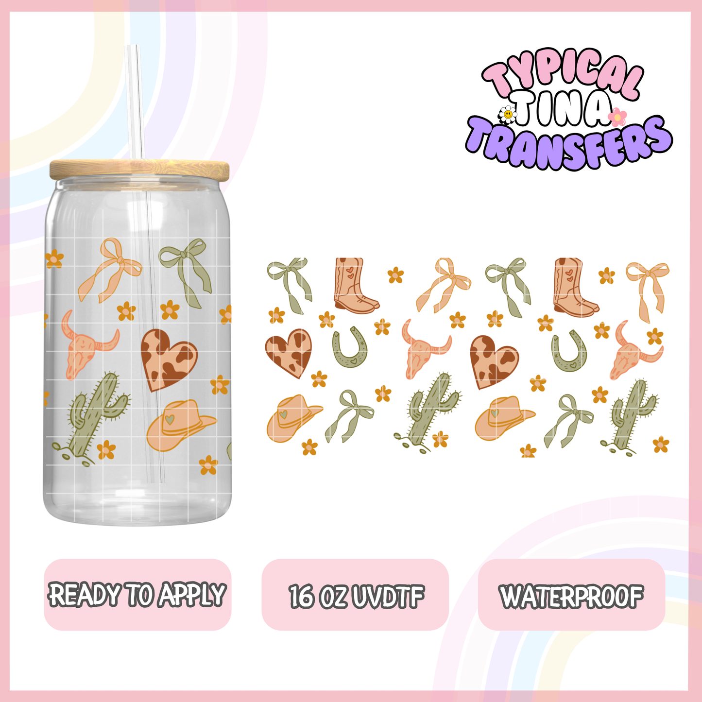 UVDTF #8375 | 16oz UVDTF Wrap | RTS