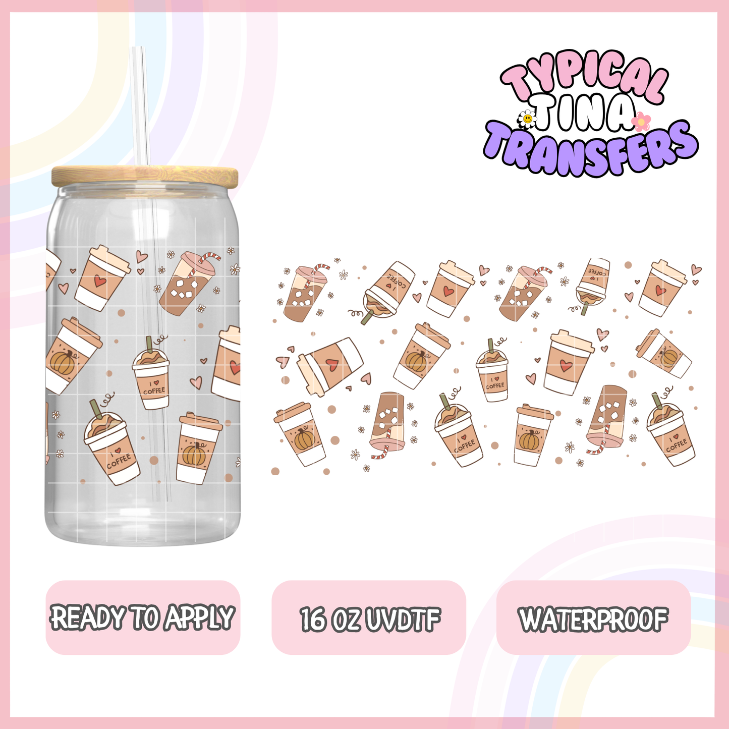 UVDTF #8379 | 16oz UVDTF Wrap | POD