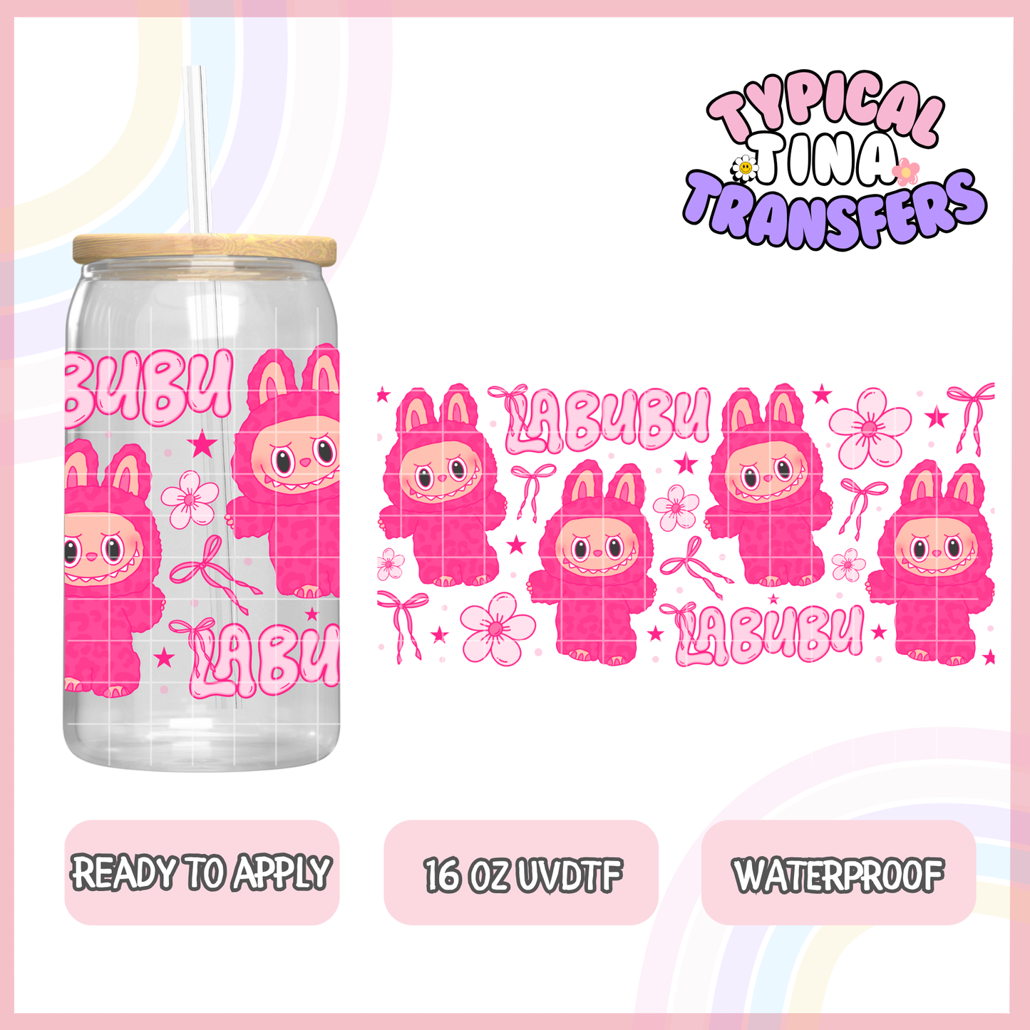UVDTF #8401 | 16oz UVDTF Wrap | POD
