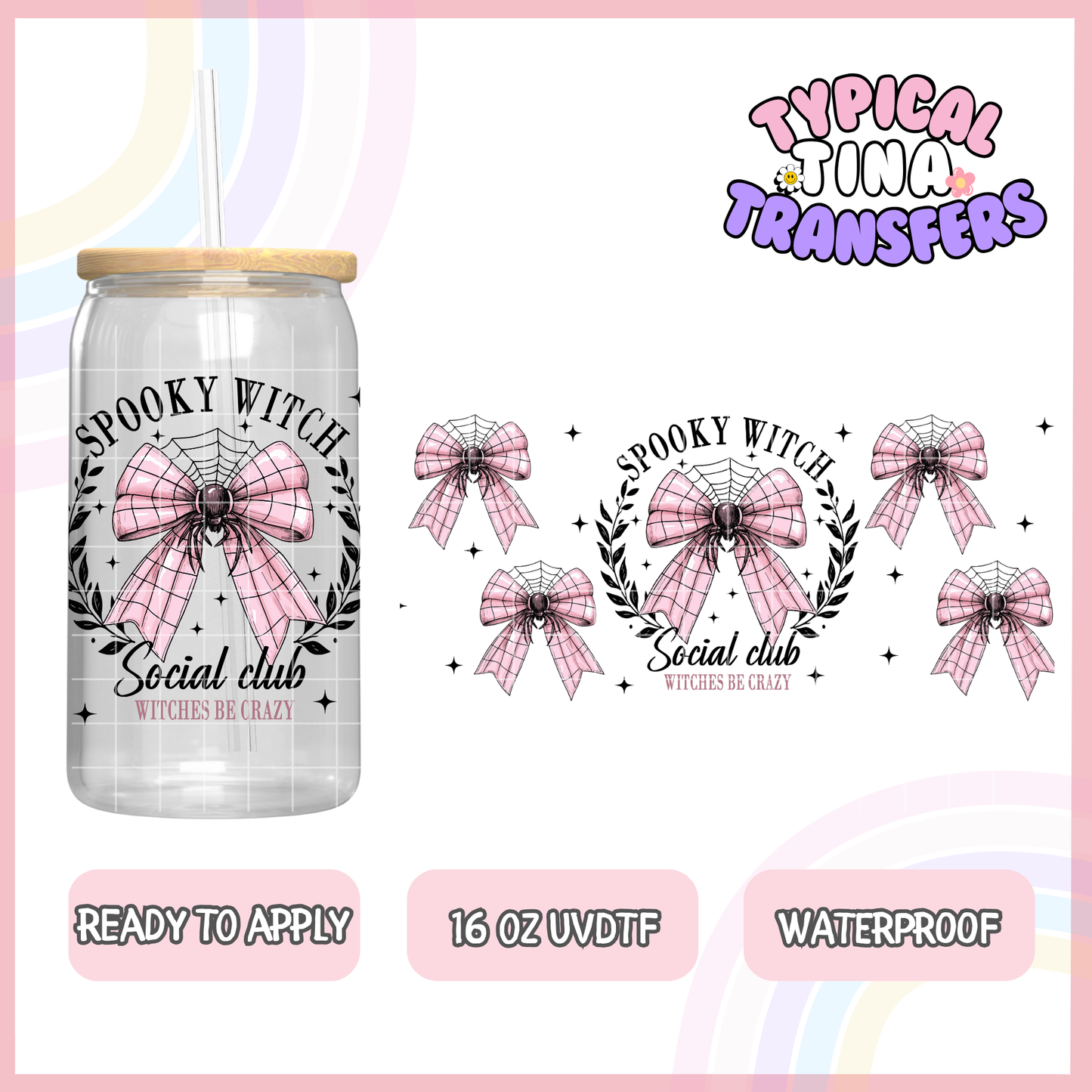 UVDTF #8425 | 16oz UVDTF Wrap | POD