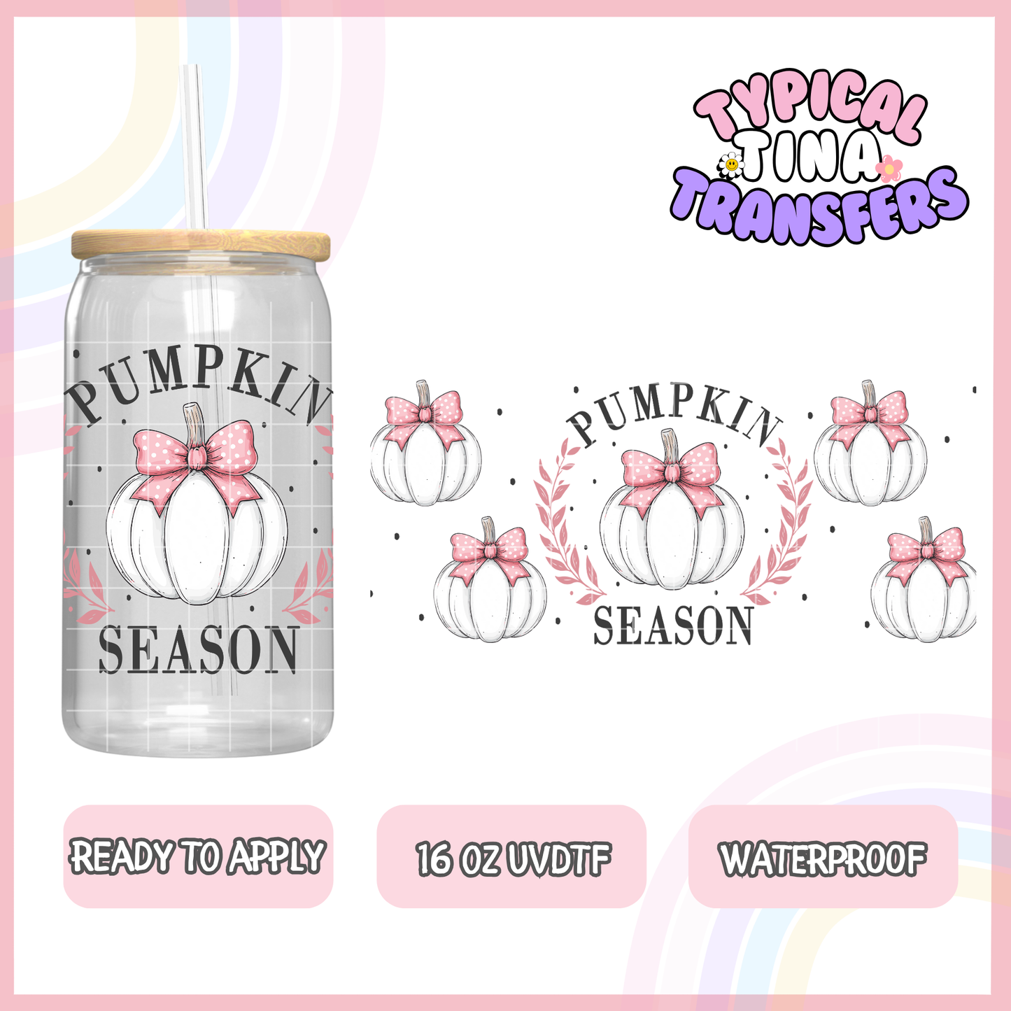 UVDTF #8426 | 16oz UVDTF Wrap | RTS