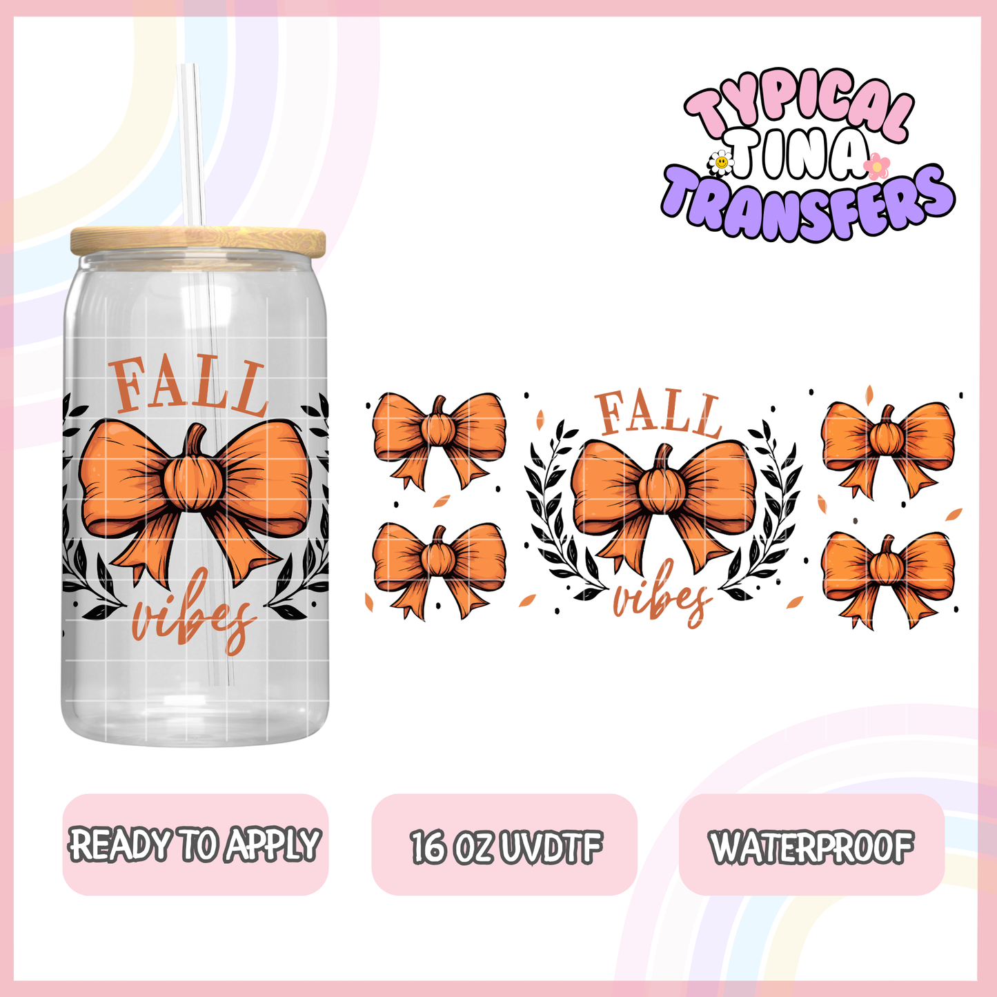 UVDTF #8435 | 16oz UVDTF Wrap | RTS