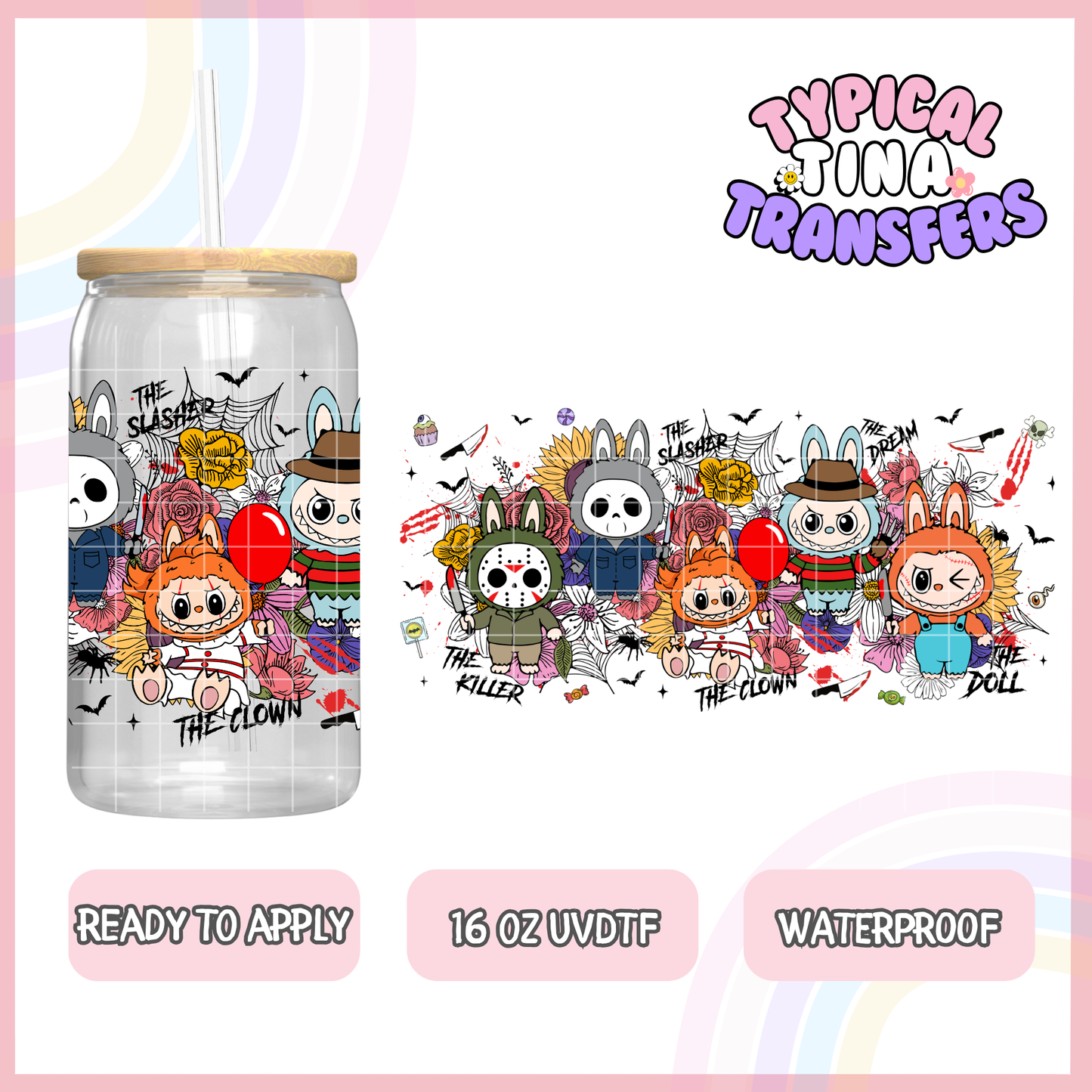 UVDTF #8439 | 16oz UVDTF Wrap | POD