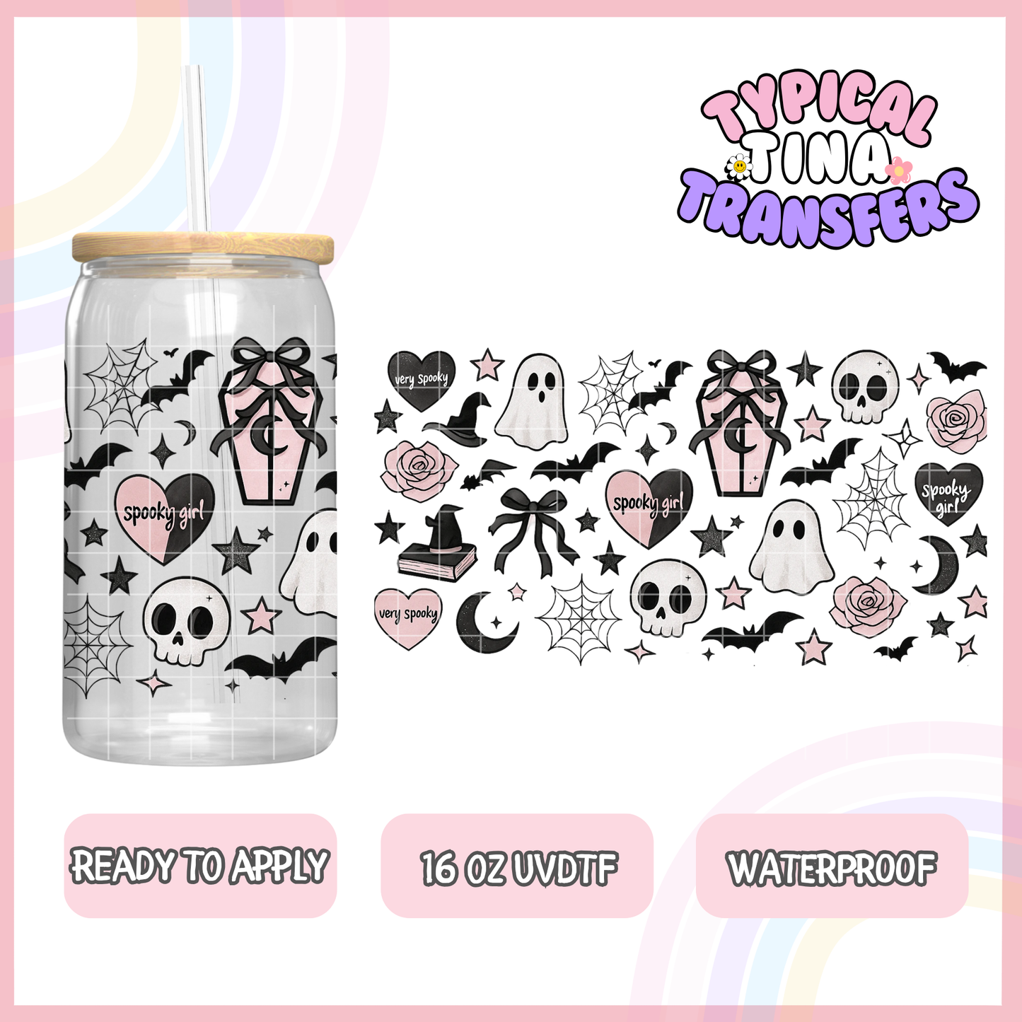 UVDTF #8441 | 16oz UVDTF Wrap | POD
