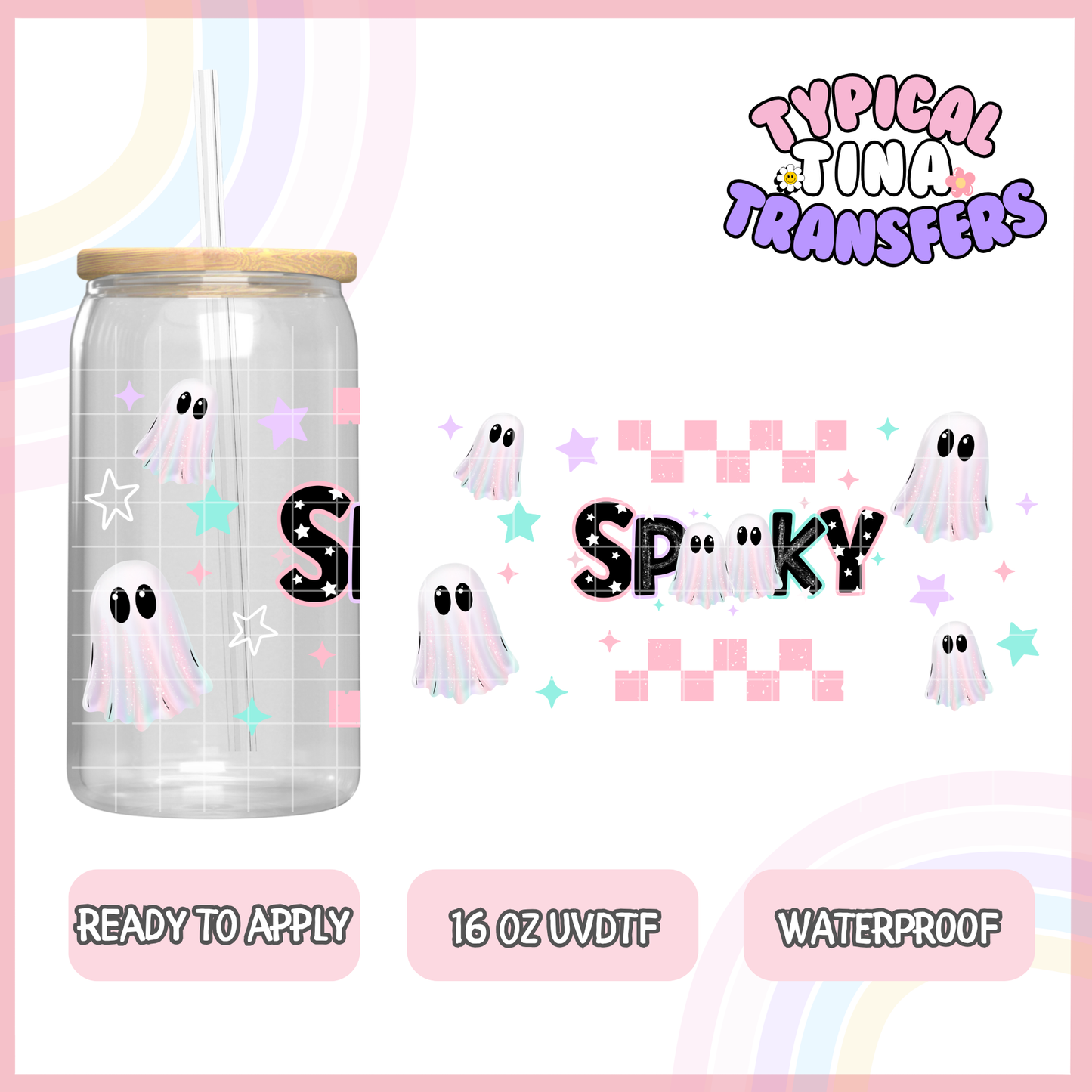 UVDTF #8451 | 16oz UVDTF Wrap | POD