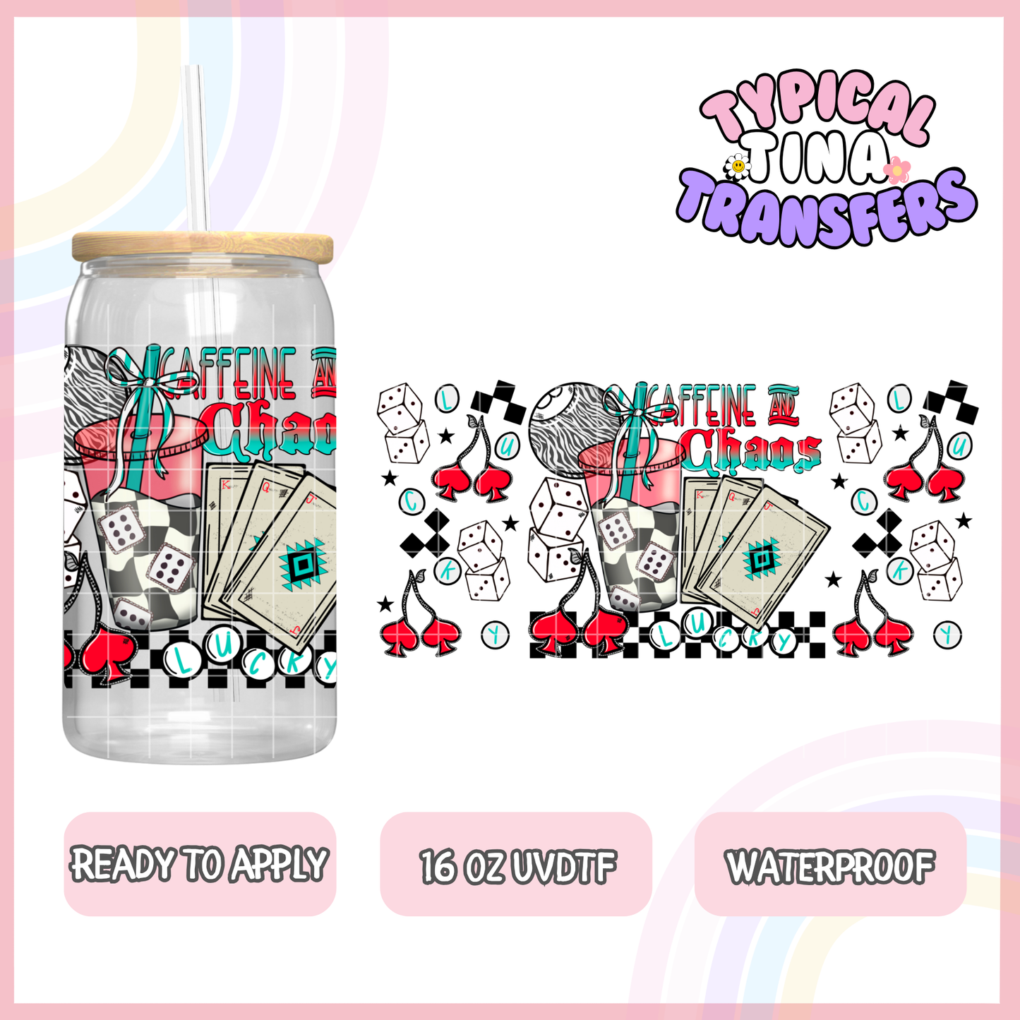 UVDTF #8467 | 16oz UVDTF Wrap | POD