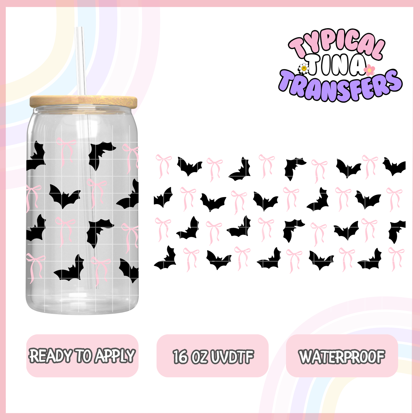 UVDTF #8516 | 16oz UVDTF Wrap | POD