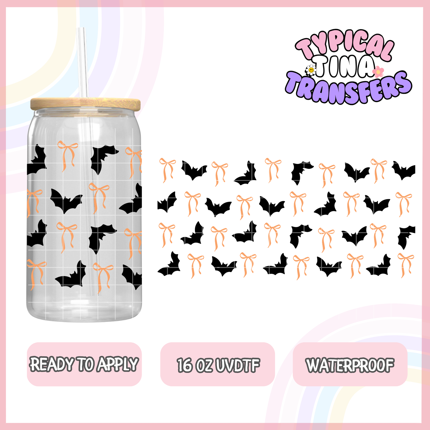 UVDTF #8517 | 16oz UVDTF Wrap | POD