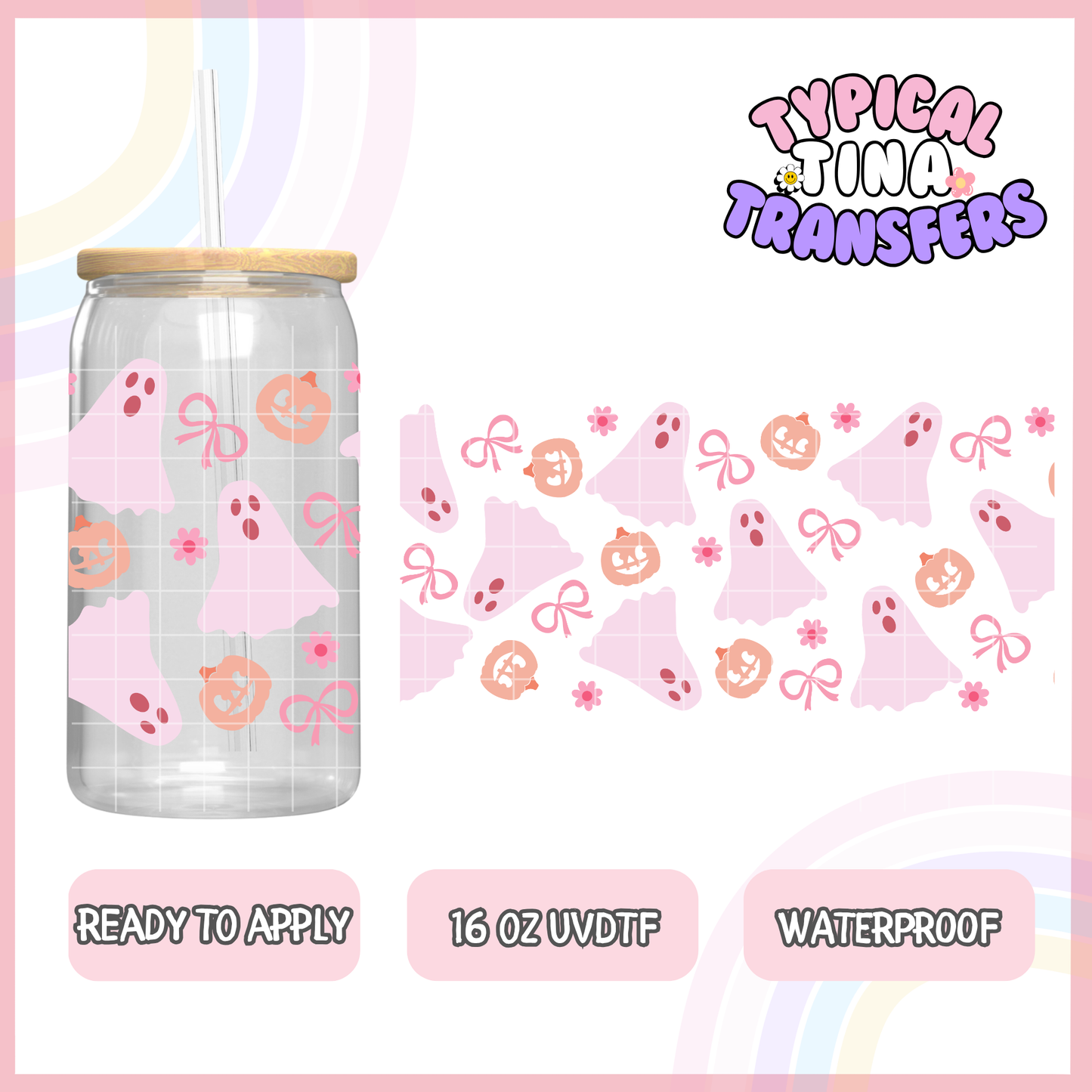 UVDTF #8522 | 16oz UVDTF Wrap | POD