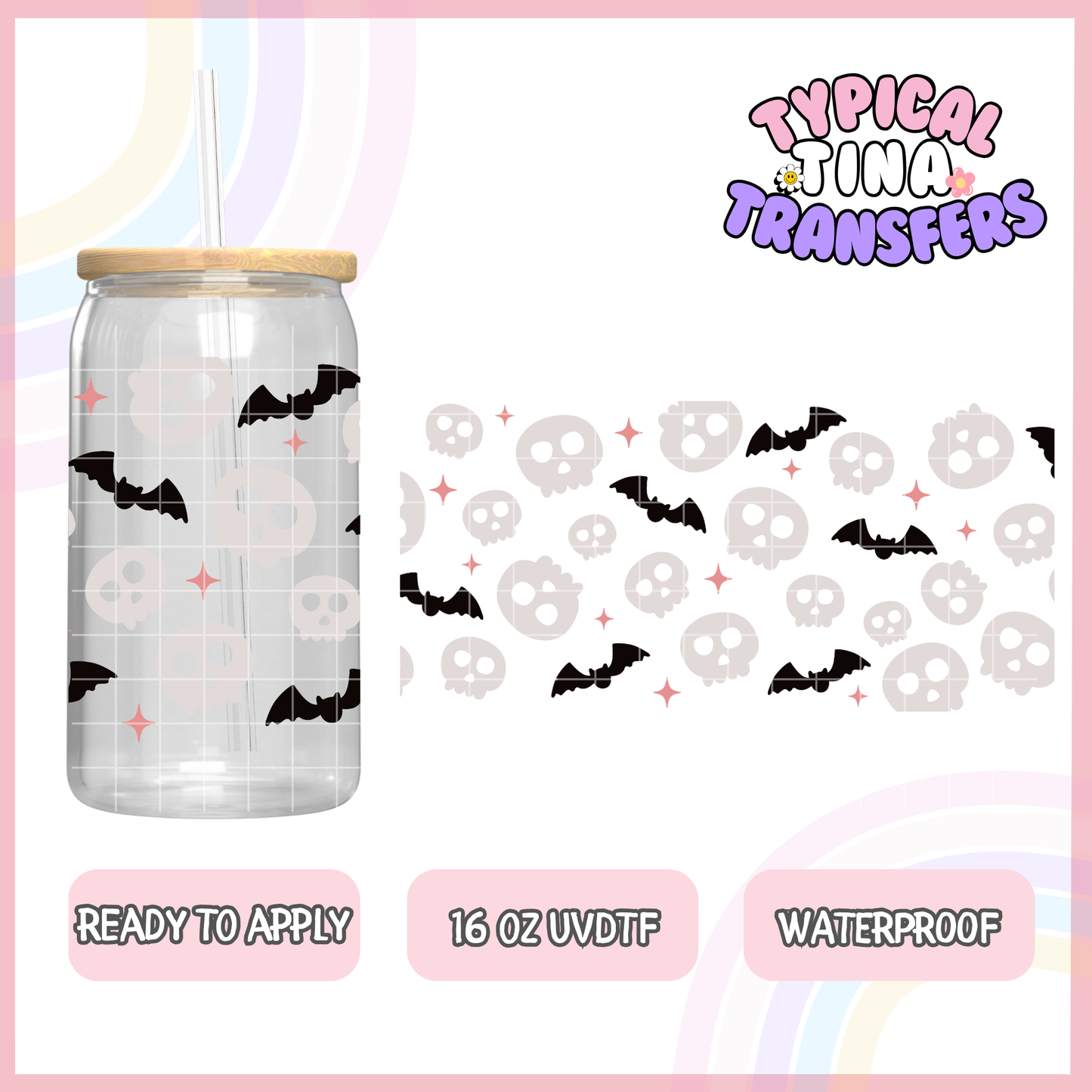 UVDTF #8524 | 16oz UVDTF Wrap | POD