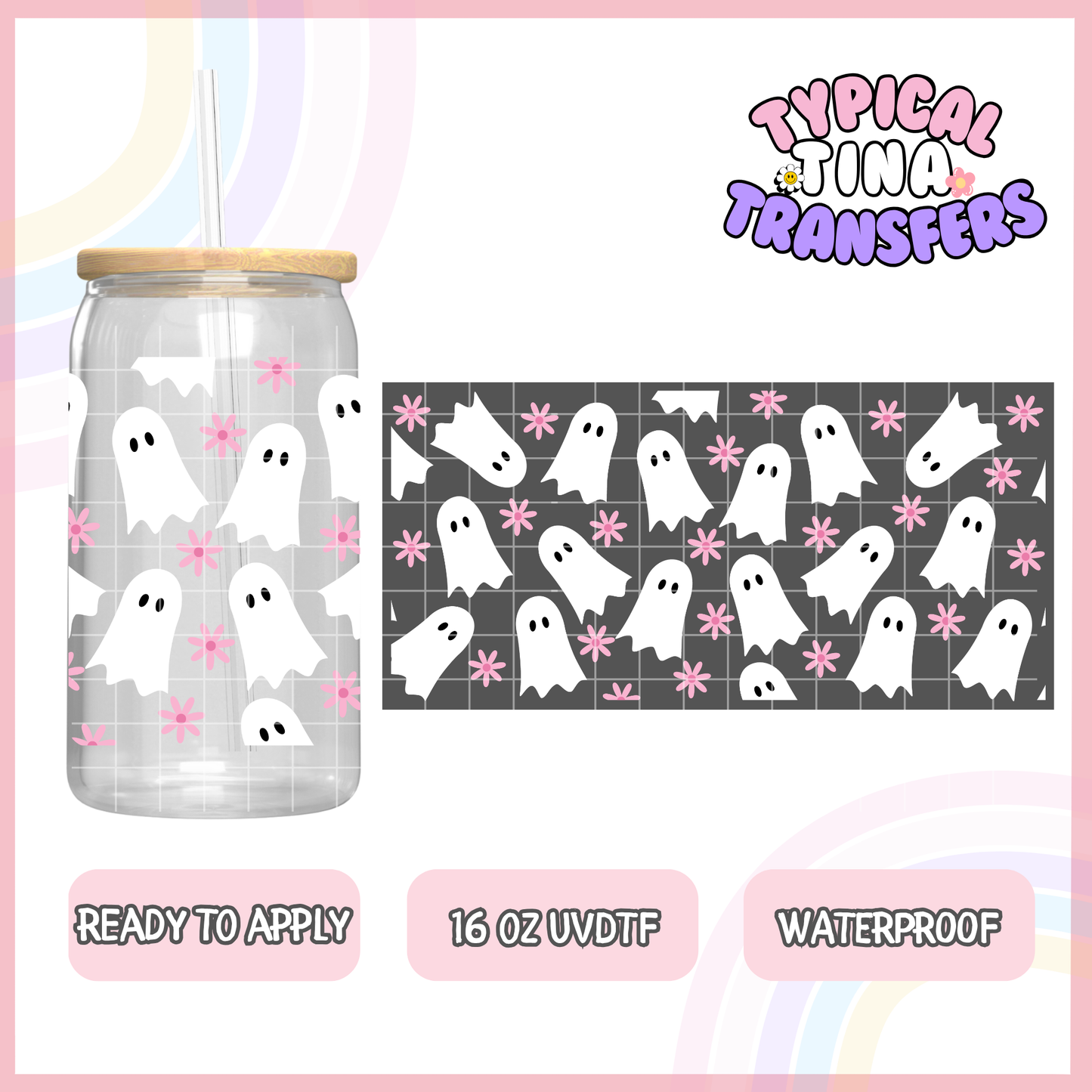 UVDTF #8528 | 16oz UVDTF Wrap | POD