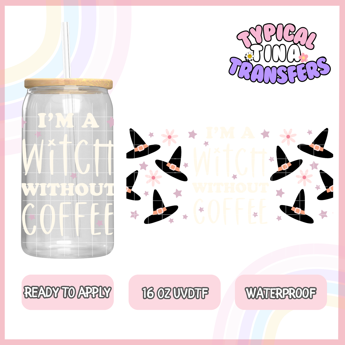 UVDTF #8531 | 16oz UVDTF Wrap | POD