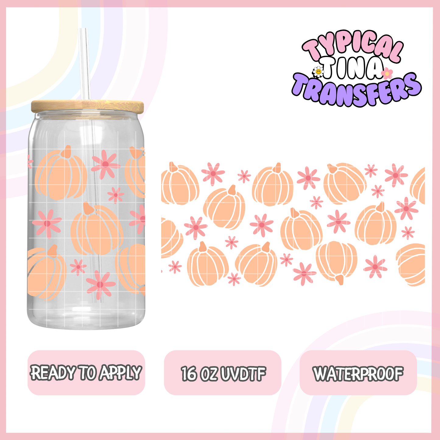 UVDTF #8535 | 16oz UVDTF Wrap | POD