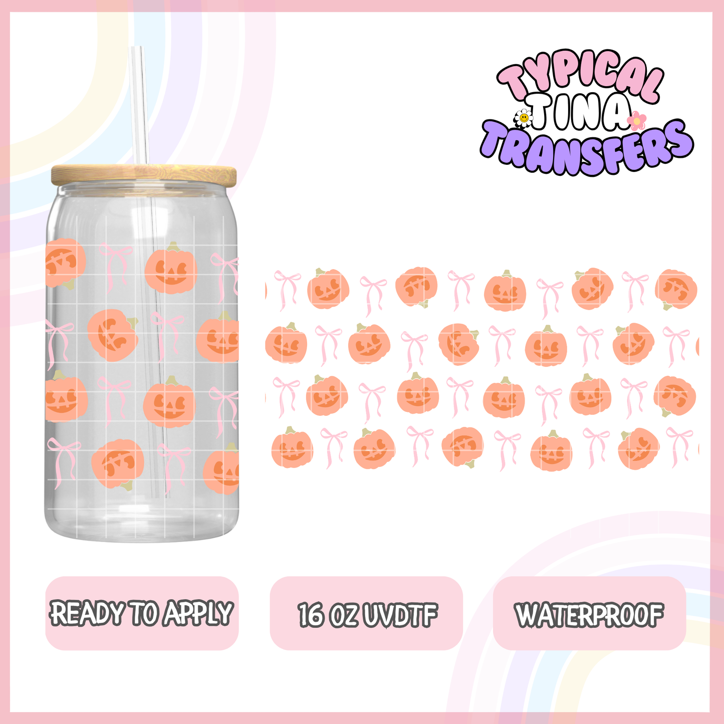 UVDTF #8536 | 16oz UVDTF Wrap | POD
