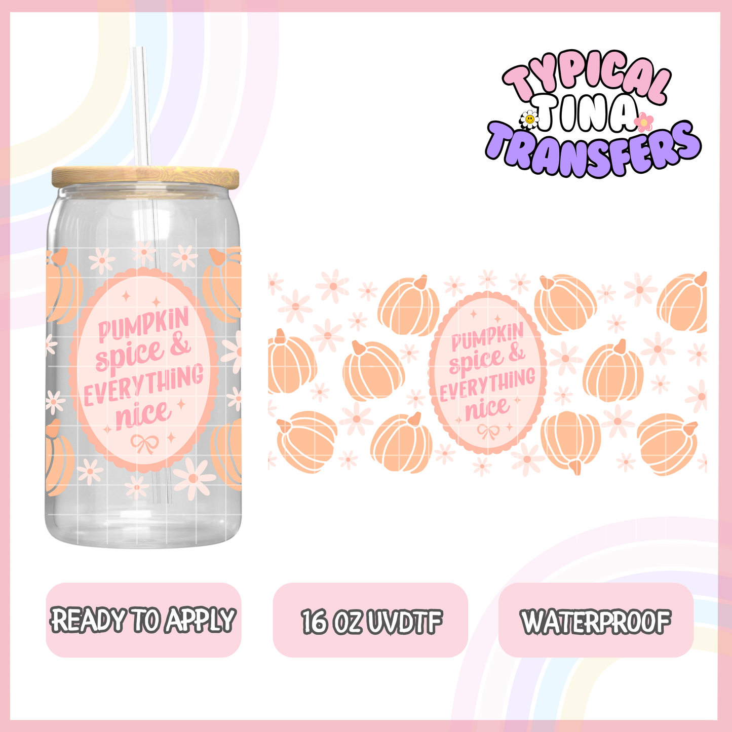 UVDTF #8537 | 16oz UVDTF Wrap | RTS