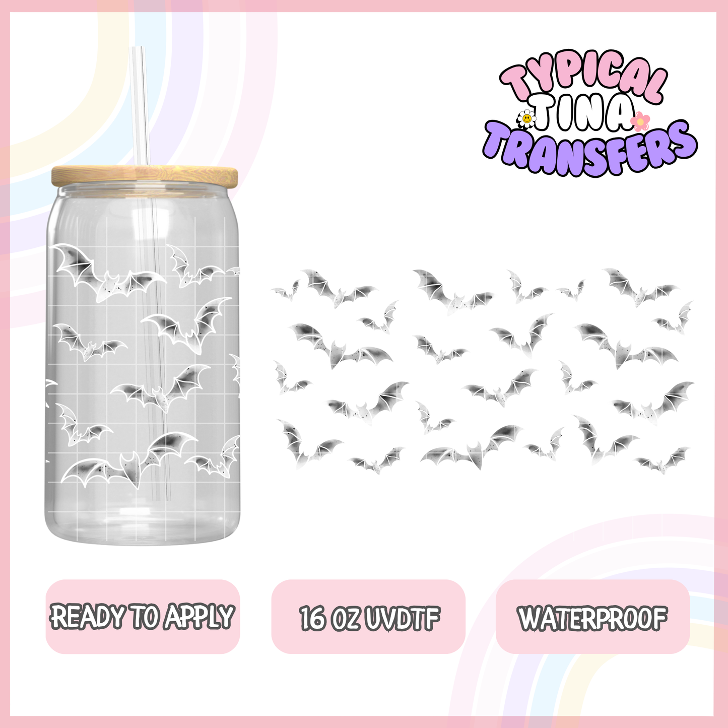 UVDTF #8547 | 16oz UVDTF Wrap | POD