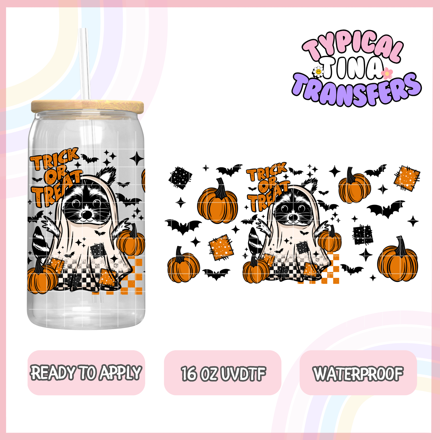 UVDTF #8551 | 16oz UVDTF Wrap | POD