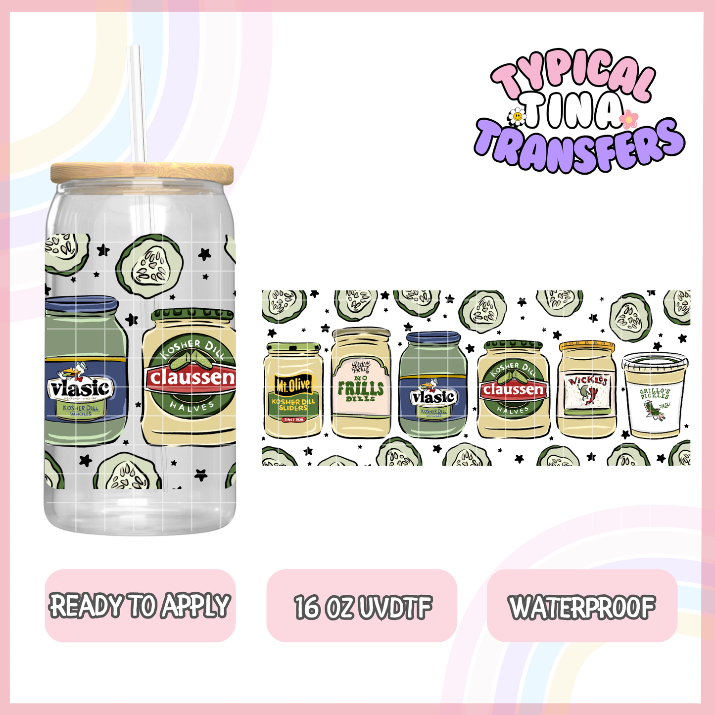 UVDTF #8562 | 16oz UVDTF Wrap | POD