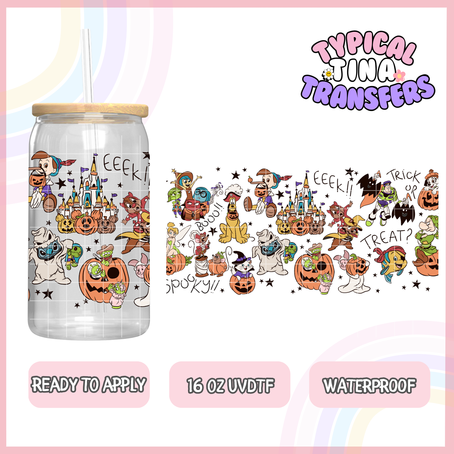 UVDTF #8584 | 16oz UVDTF Wrap | RTS