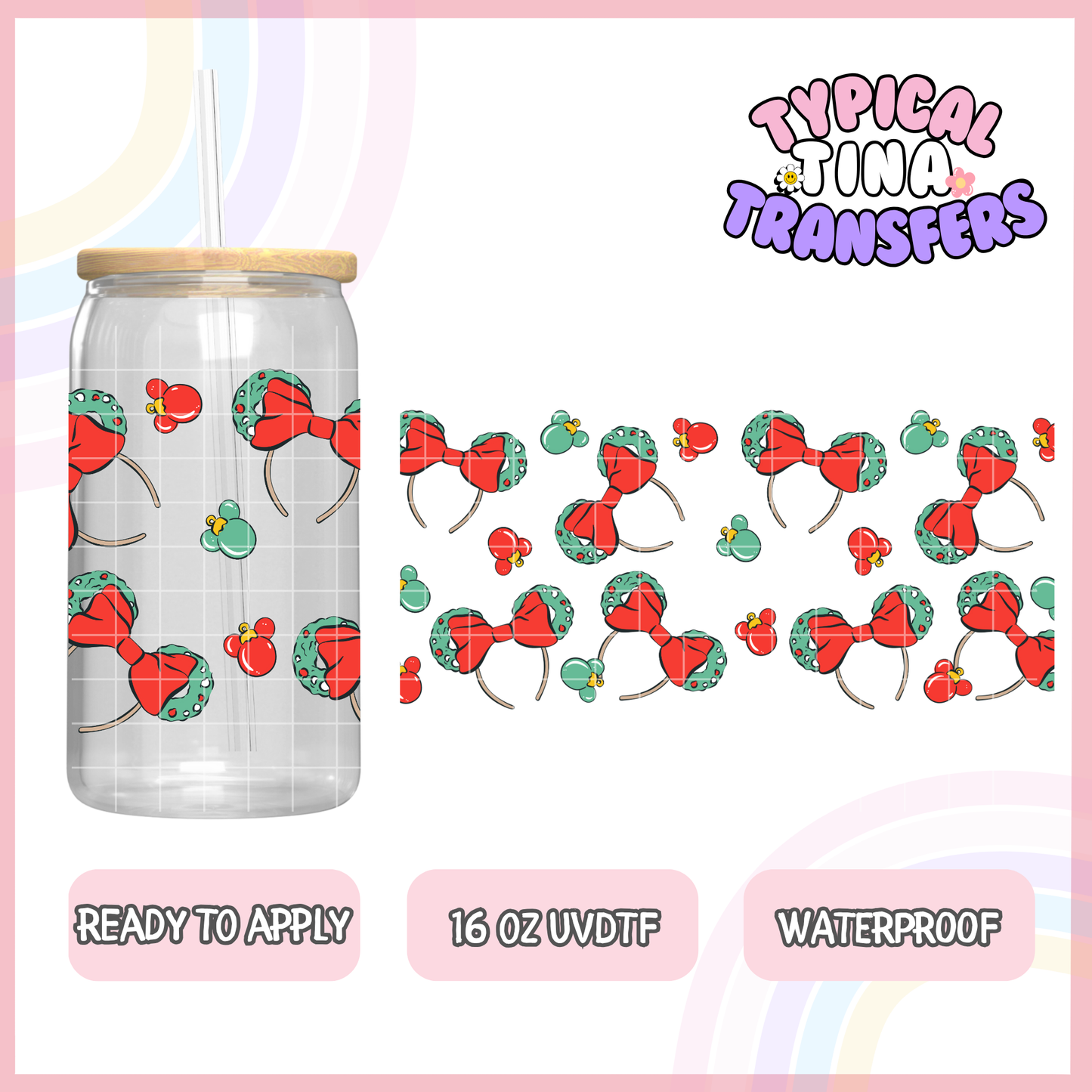 UVDTF #8595 | 16oz UVDTF Wrap | POD