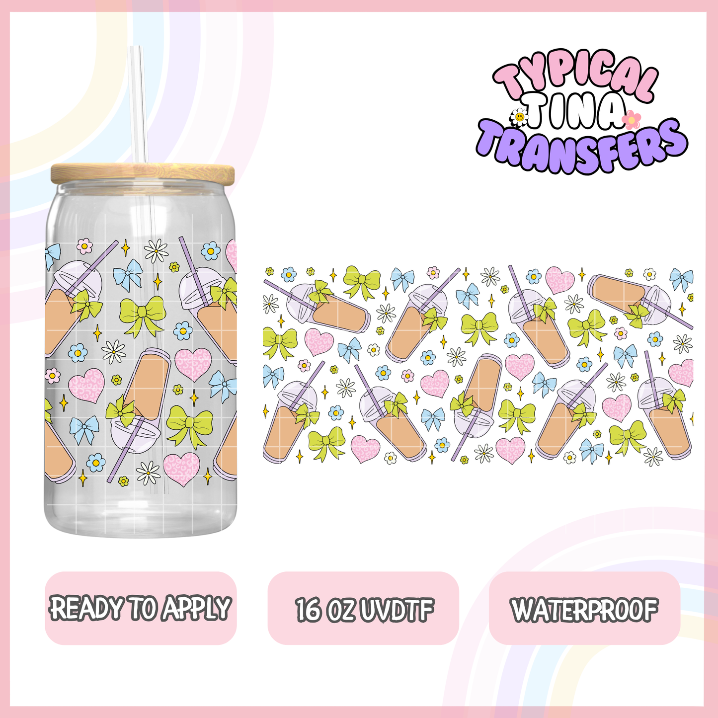 UVDTF #8598 | 16oz UVDTF Wrap | POD