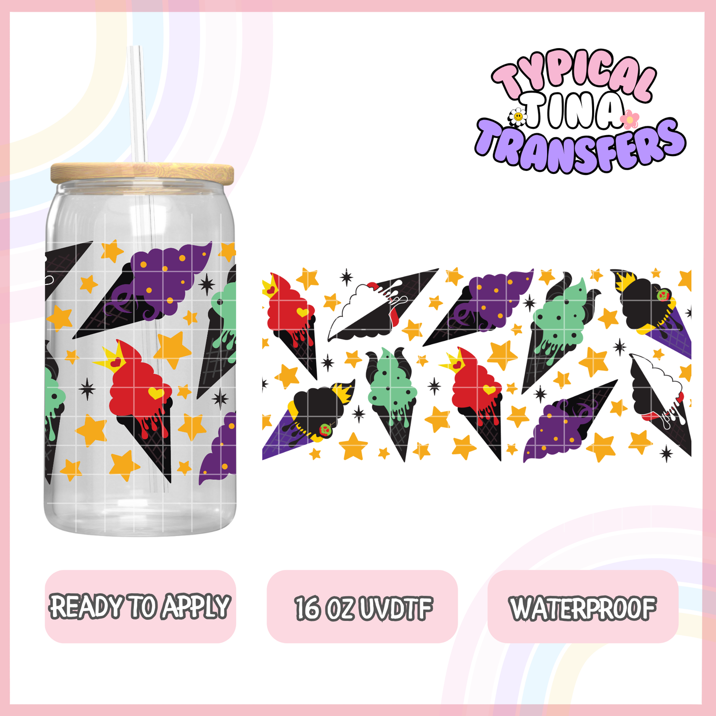 UVDTF #8609 | 16oz UVDTF Wrap | POD
