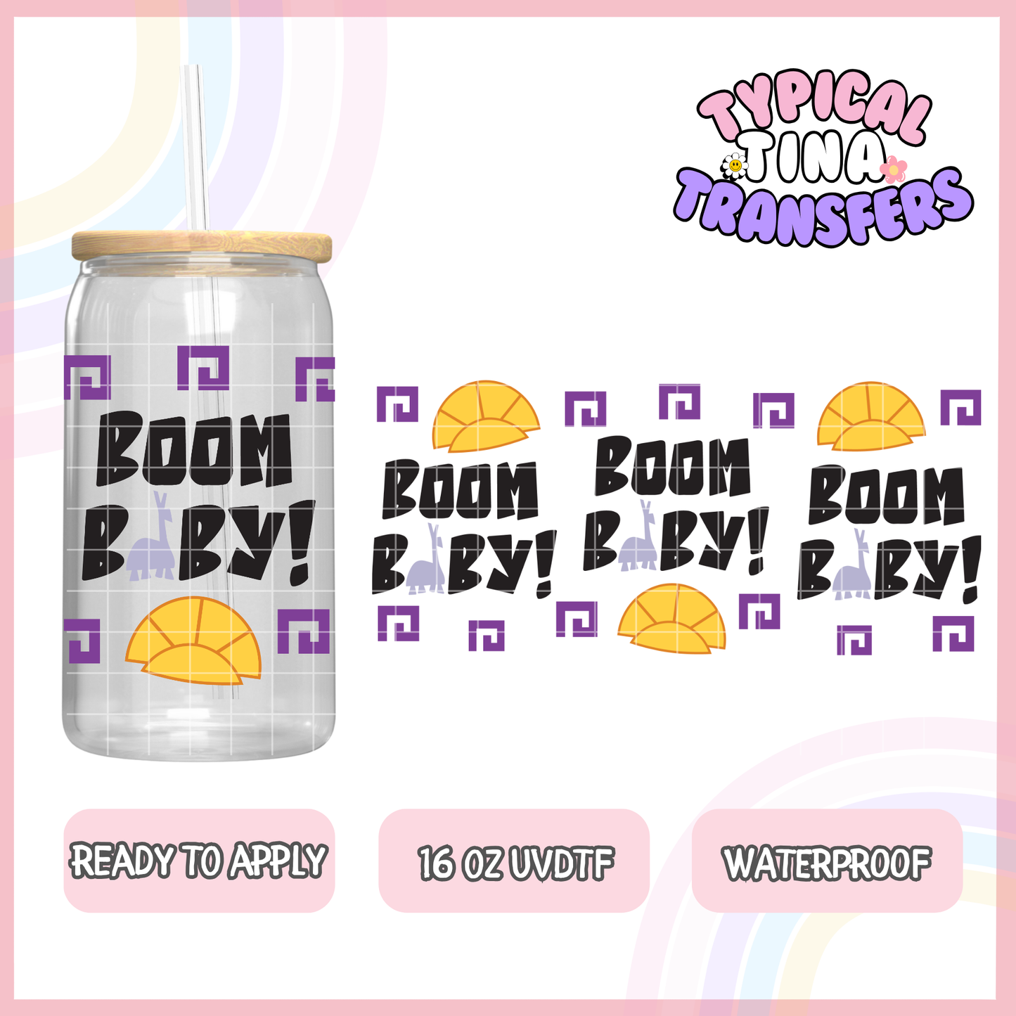 UVDTF #8611 | 16oz UVDTF Wrap | POD