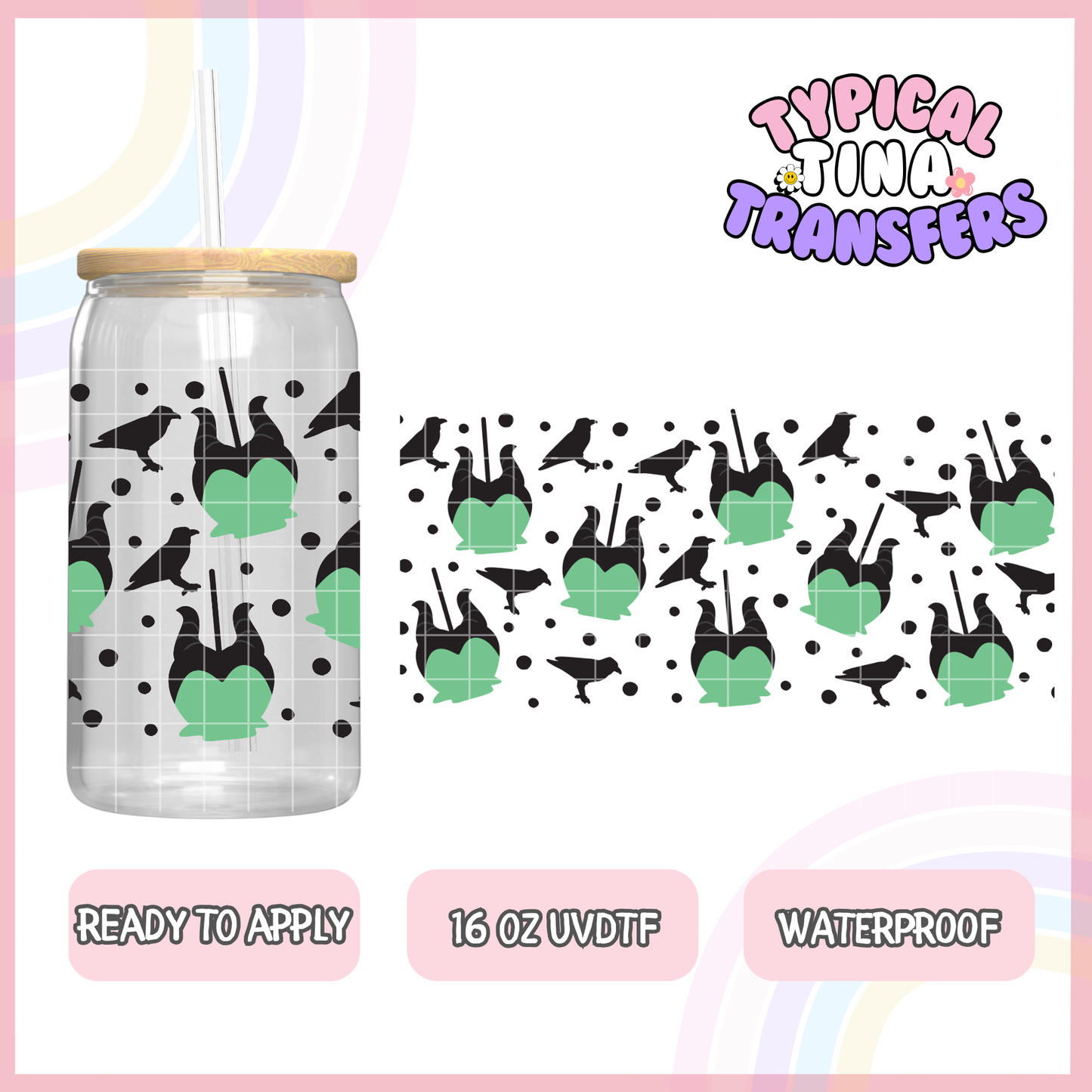 UVDTF #8612 | 16oz UVDTF Wrap | POD