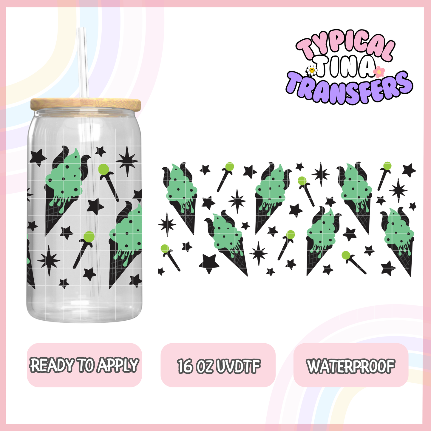 UVDTF #8613 | 16oz UVDTF Wrap | POD
