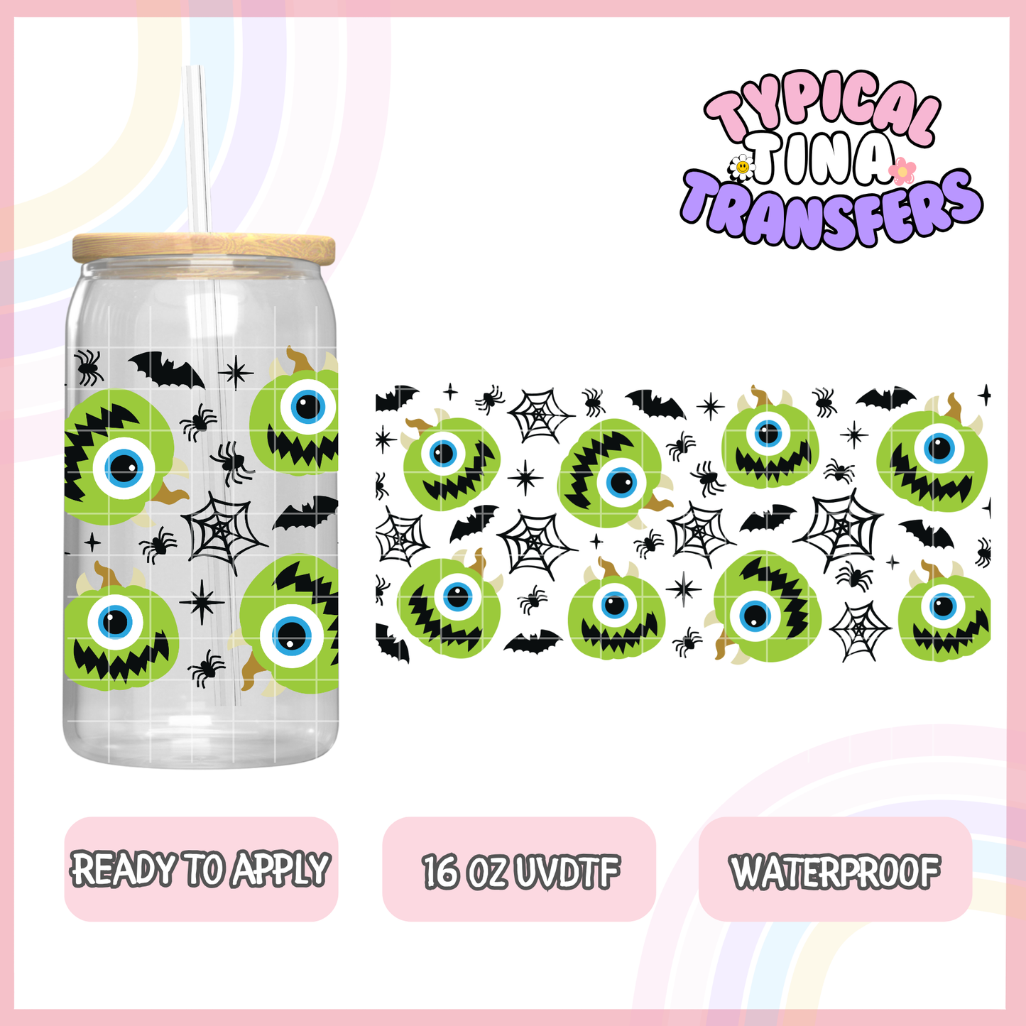 UVDTF #8623 | 16oz UVDTF Wrap | POD