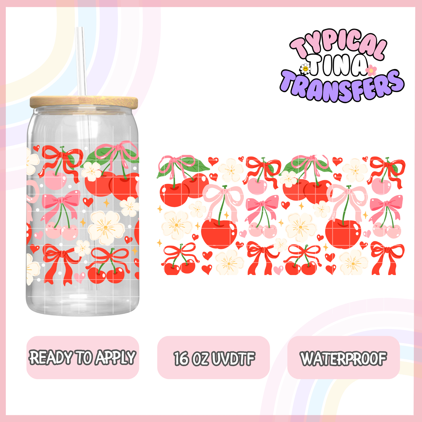 UVDTF #8631 | 16oz UVDTF Wrap | POD