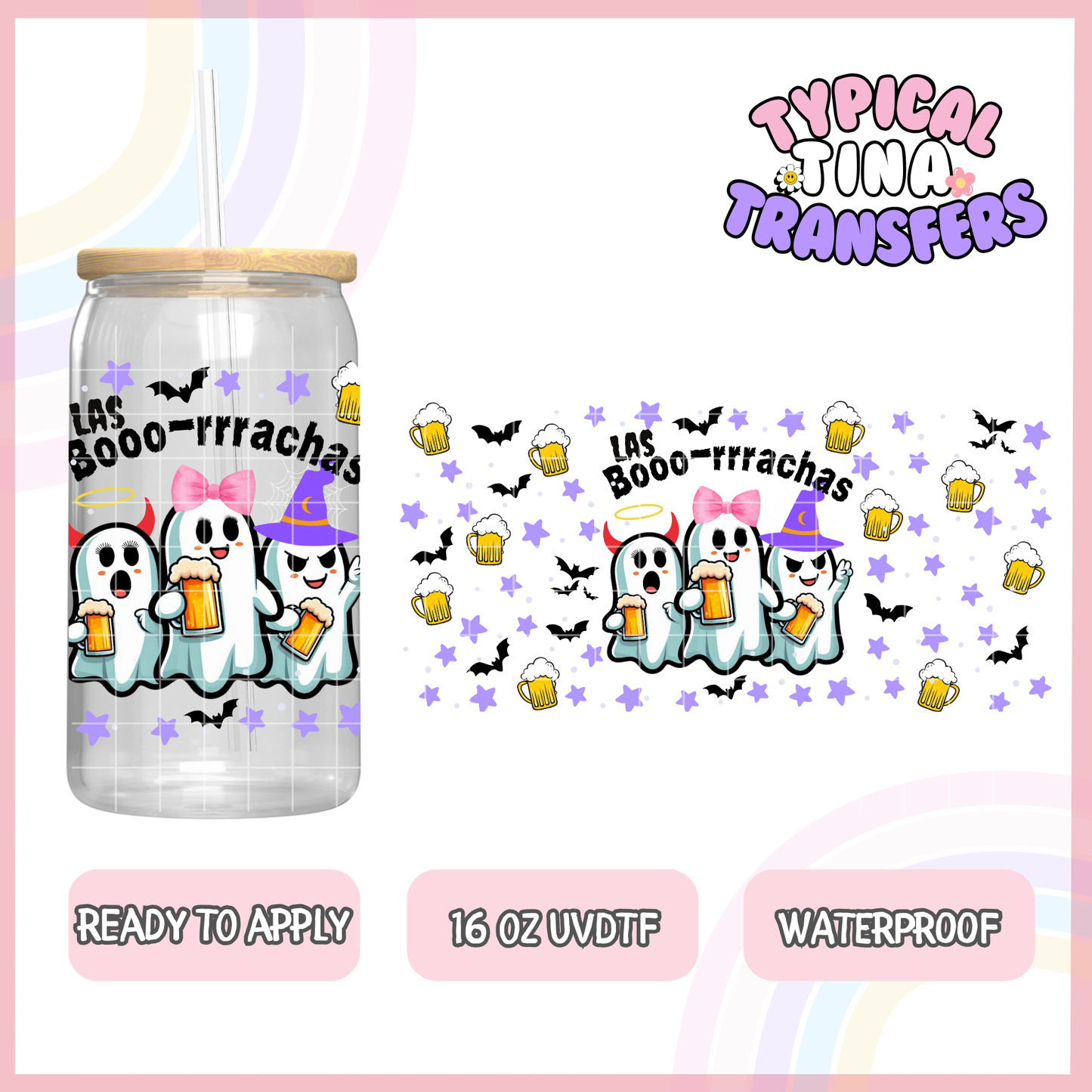 UVDTF #8639 | 16oz UVDTF Wrap | POD