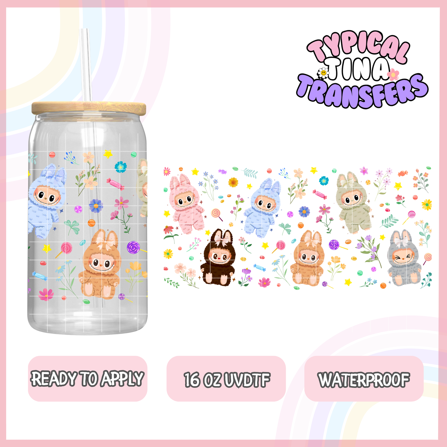 UVDTF #8641 | 16oz UVDTF Wrap | POD